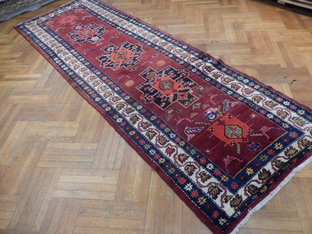 4×13′ Wide Runner Perrsian Tribbal #PIX-23110