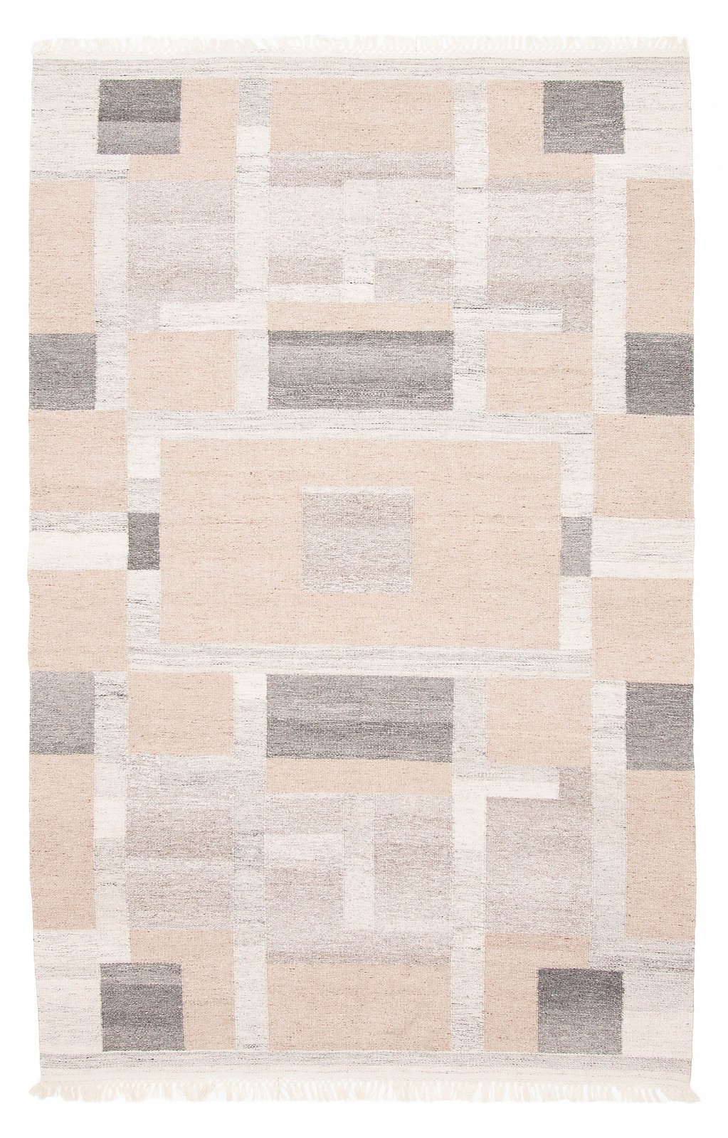 Vintage Hand Woven Area Rug 5’0″ x 8’2″ Traditional Wool Oriental Carpet