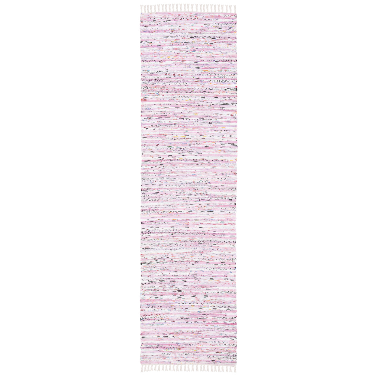 SAFAVIEH Rag Rug RAR125E Handwoven Light Pink /Multi Rug