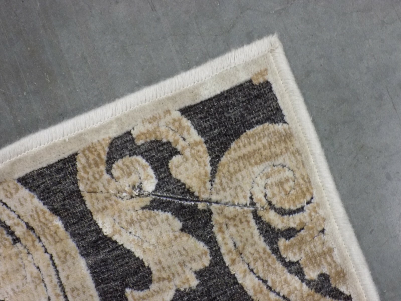 STONE / ANTHRACITE 5′-3″ X 7′-6″ Damaged Rug, Reduced Price PARB348-3430-5