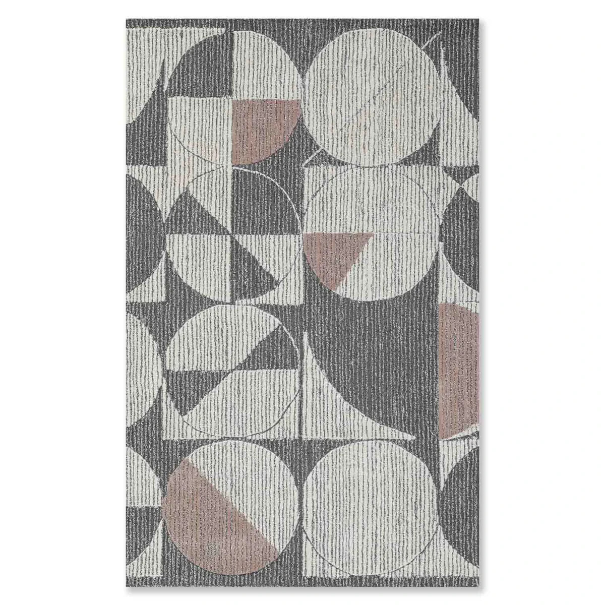 Hand Tufted Woolen And Viscose Rug woolen yarn (53%), viscose (29%), and cotton