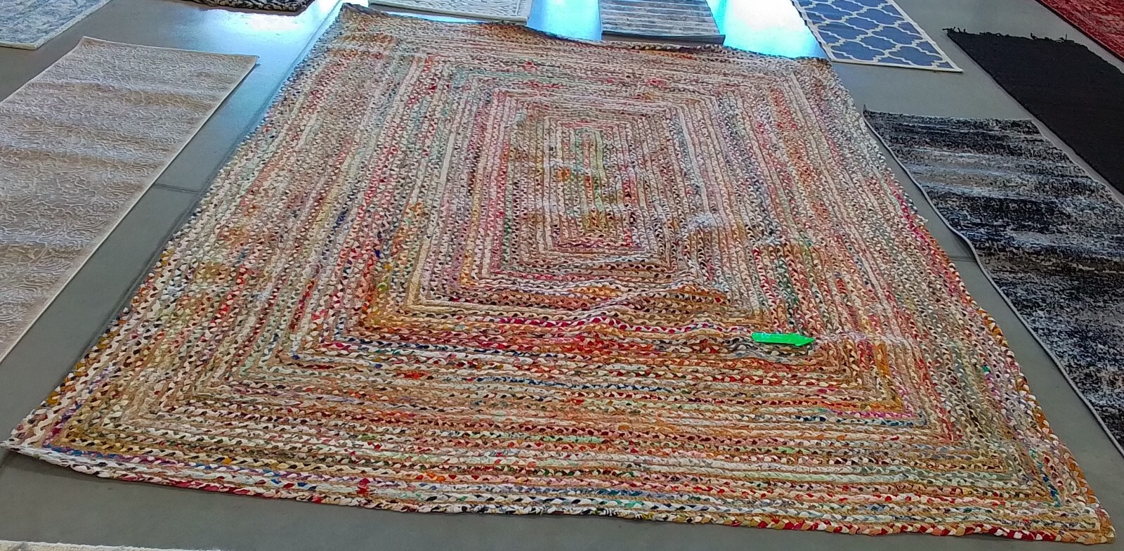 BEIGE / MULTI 8′-0″ x 10′-0″ Spot on Rug, Reduced Price 1172759884 CAP202B-8