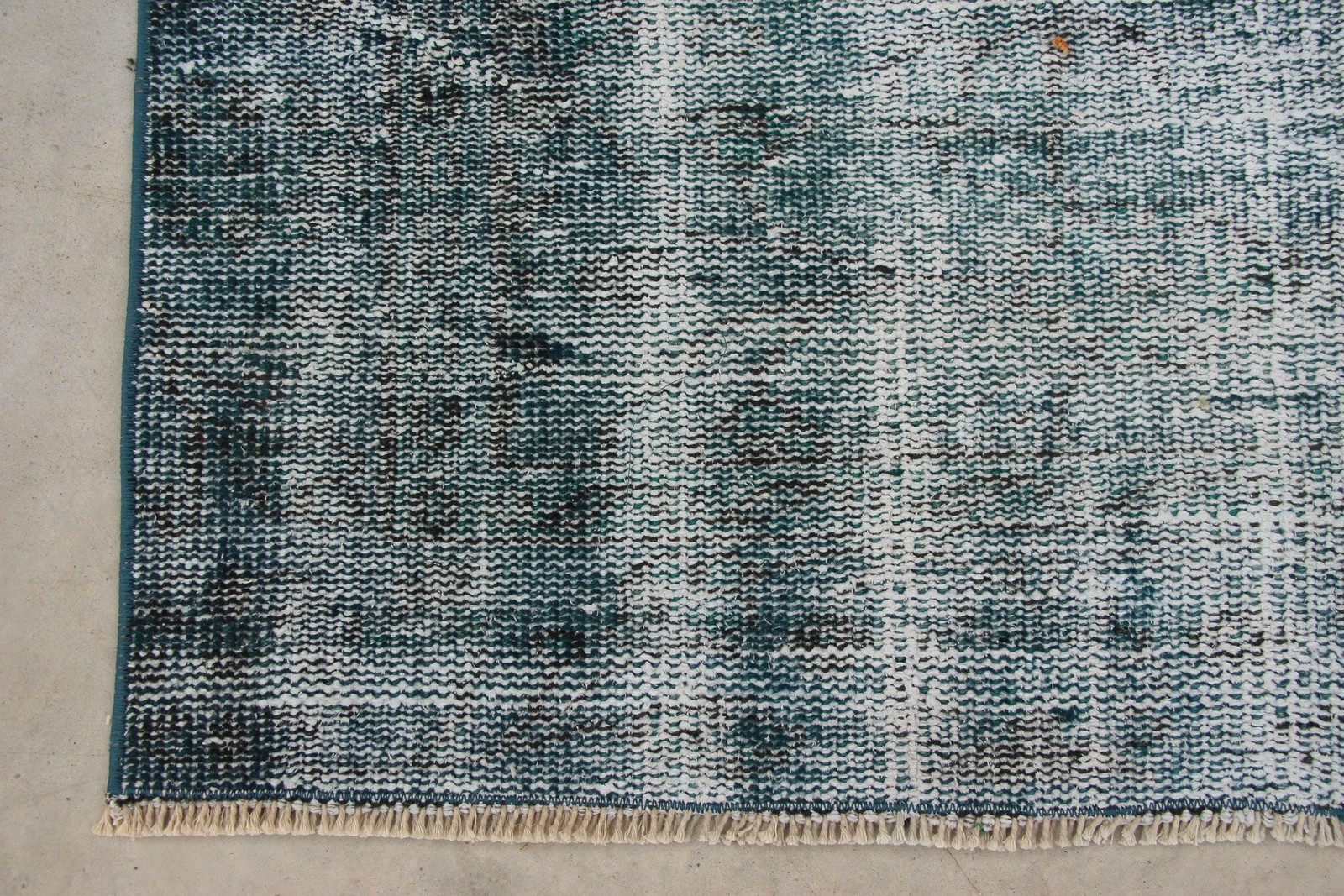 4,4×8,5 ft Turkish Vintage Rug, Area Rug, Blue Gray Handmade Wool Rug