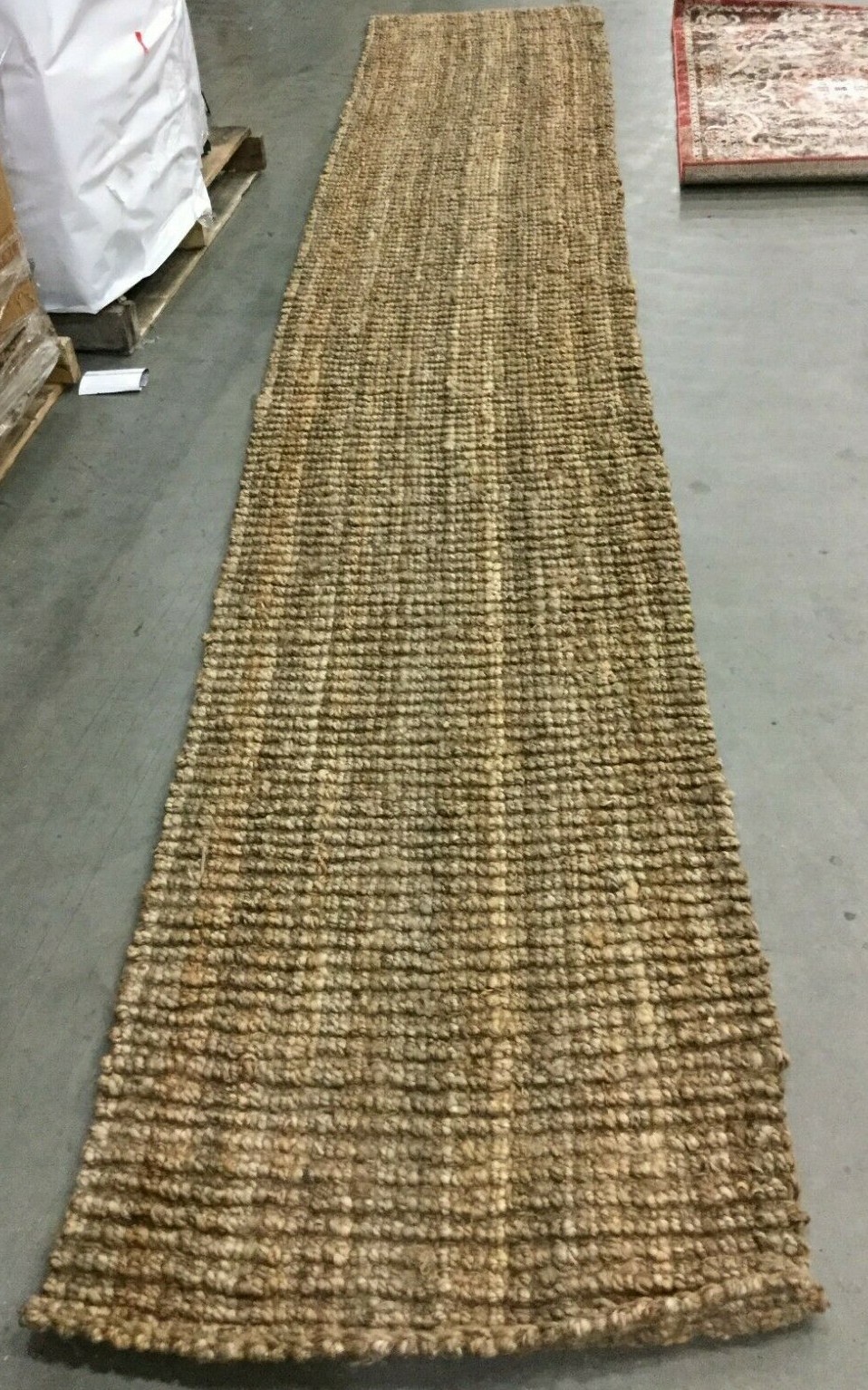 NATURAL 2′-6″ X 14′ Loose Threads Rug, Reduced Price 1172635508 NF447A-214