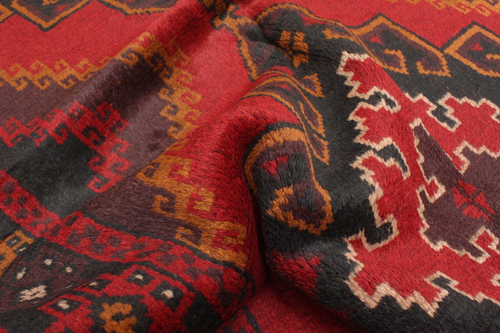 Vintage Hand-Knotted Area Rug 3’5″ x 6’9″ Traditional Oriental Wool Carpet