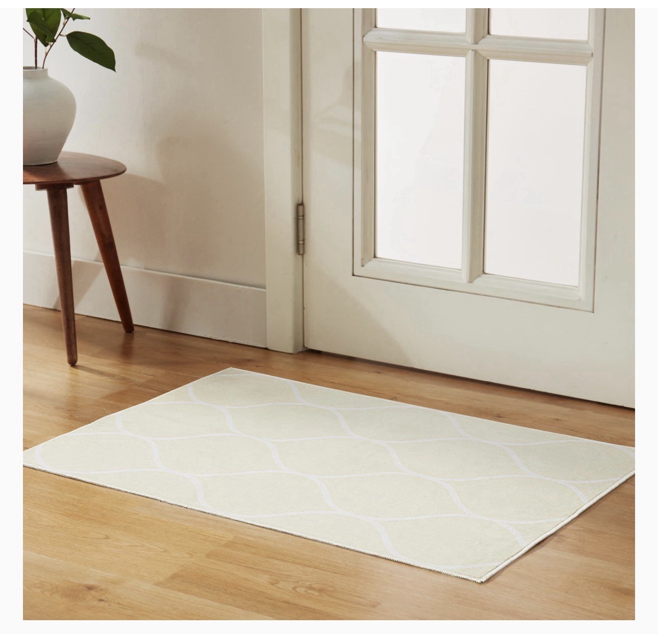 Geometric Printed Washable Home Decor Carpet For Living Room Bedroom, 2’W X 3’L