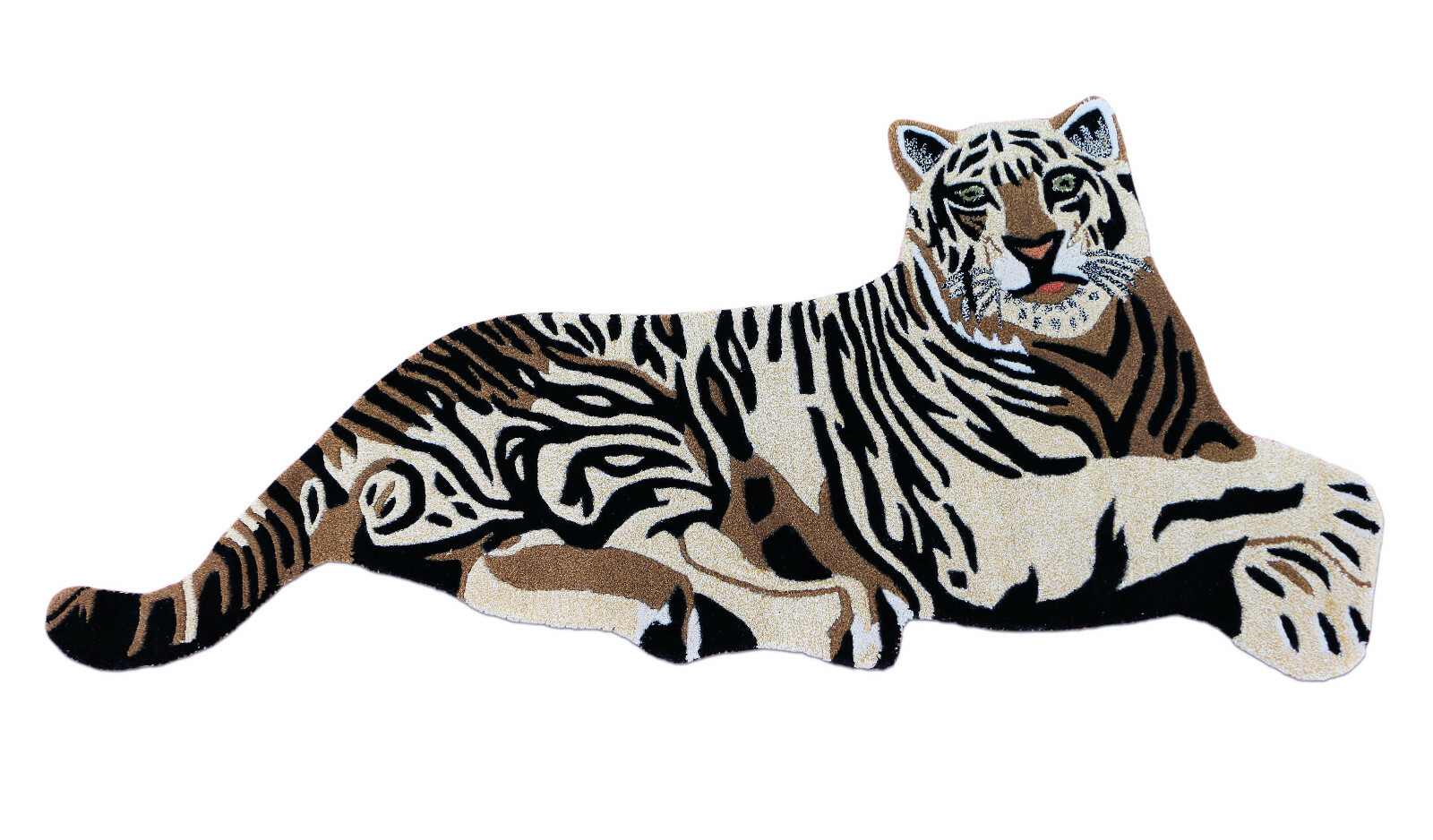 Rug USA Tiger Skin Shape 2’3″x5’9″ Handmade Tufted 100% wool Area Rugs & Carpet