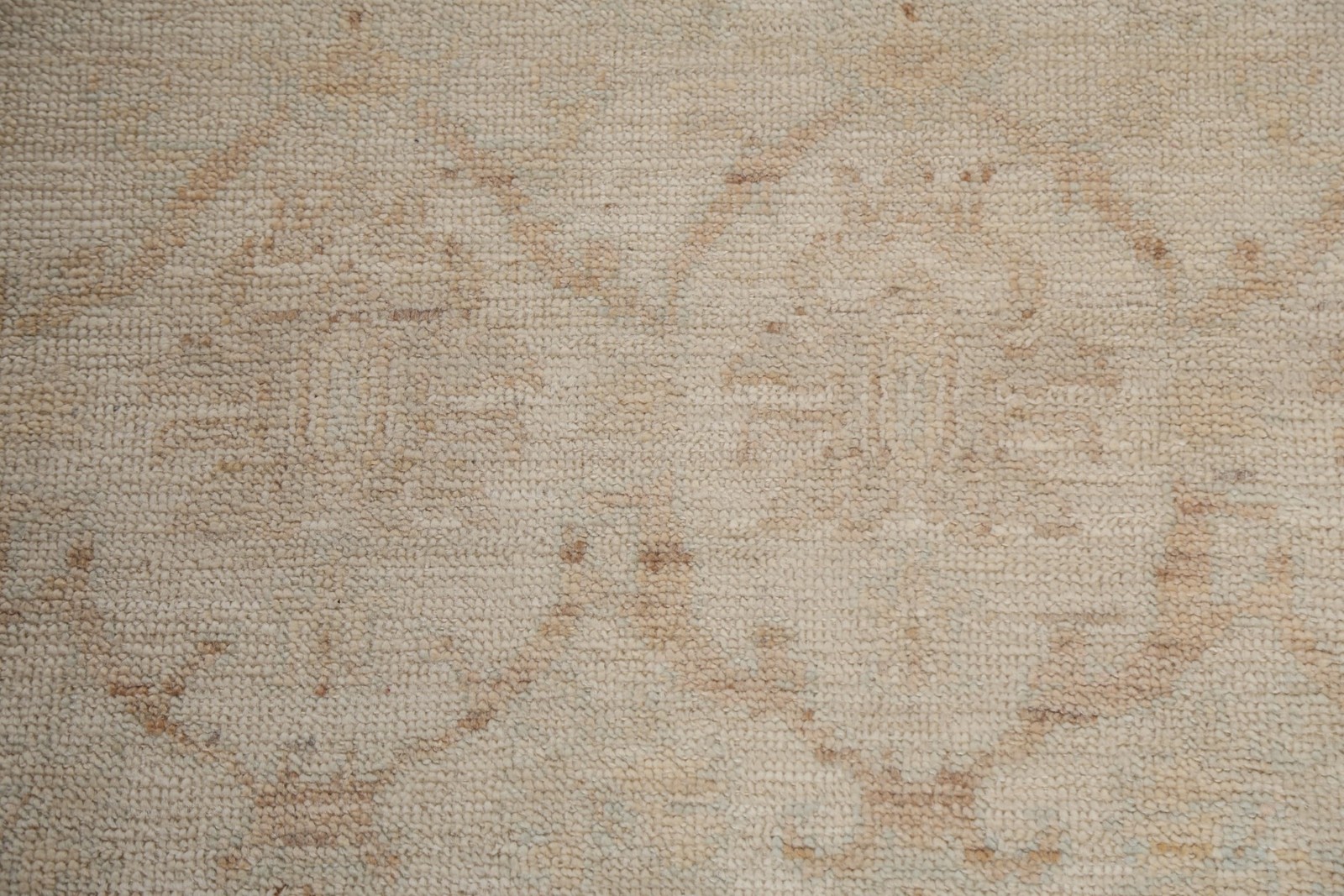 Vegetable Dye Muted Oushak Oriental Hand-Knotted Living Room Rug 8×11 Carpet