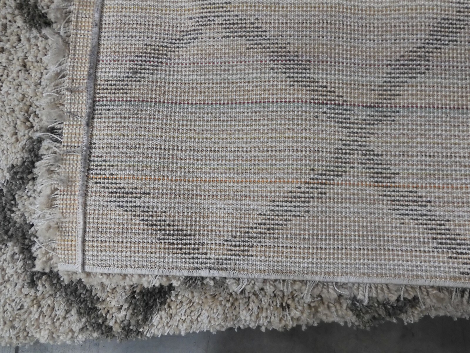 TAUPE / GREY 2′-3″ X 7′ Back Stain Rug, Reduced Price 1172619419 SGB489D-27