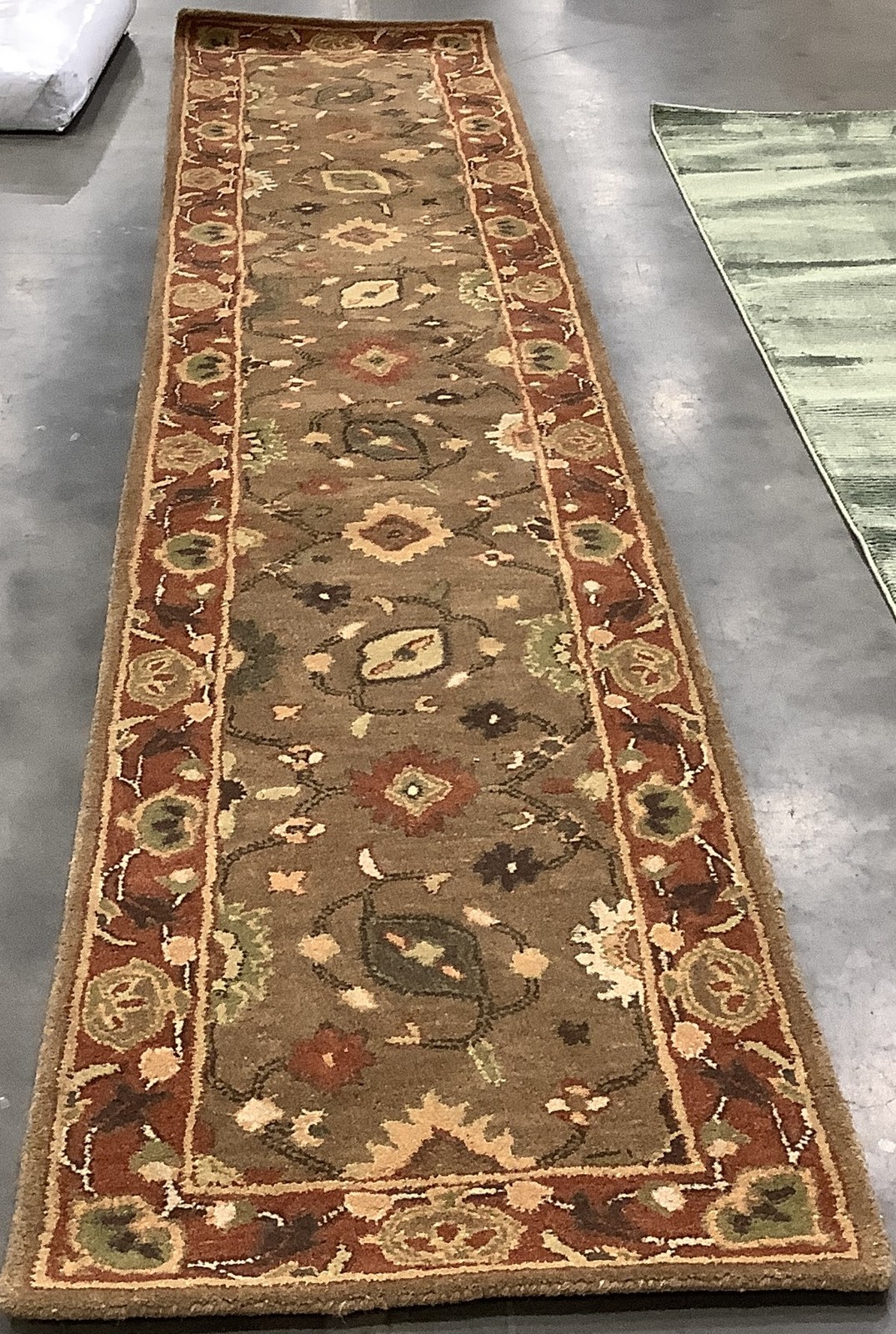 MOSS / RUST 2′-3″ x 12′-0″ Flaw in Rug, Reduced Price 1172683149 HG952A-212