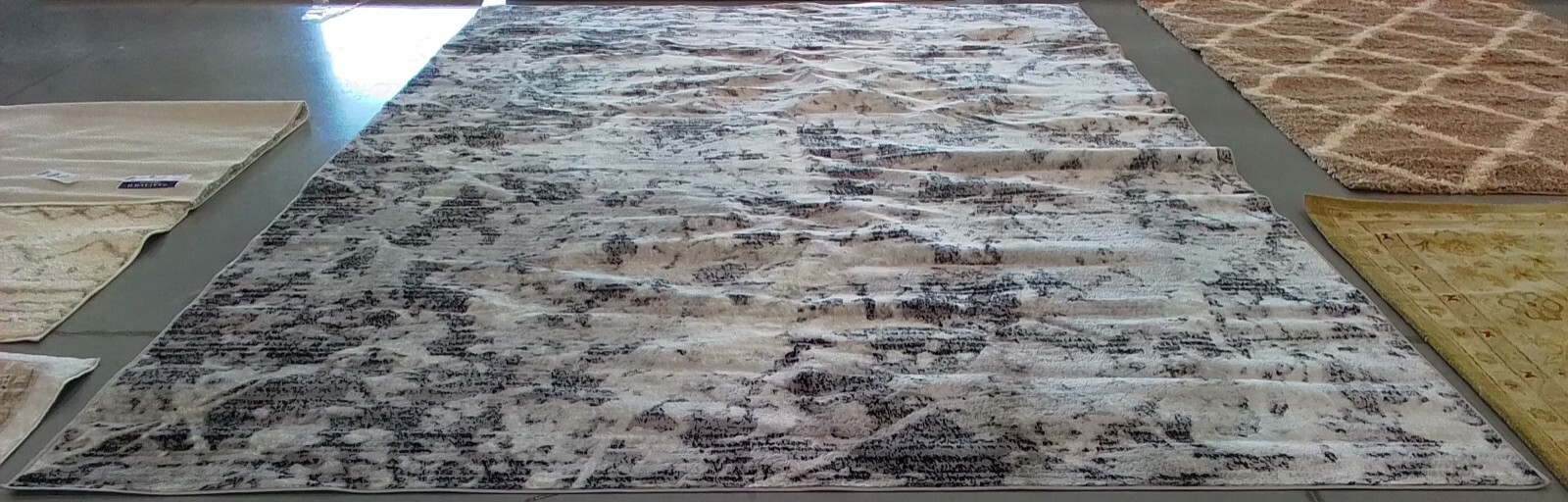 CHARCOAL / IVORY 10′-0″ x 14′-0″ Flaw in Rug Reduced Price 1172768595 SKY186L-10