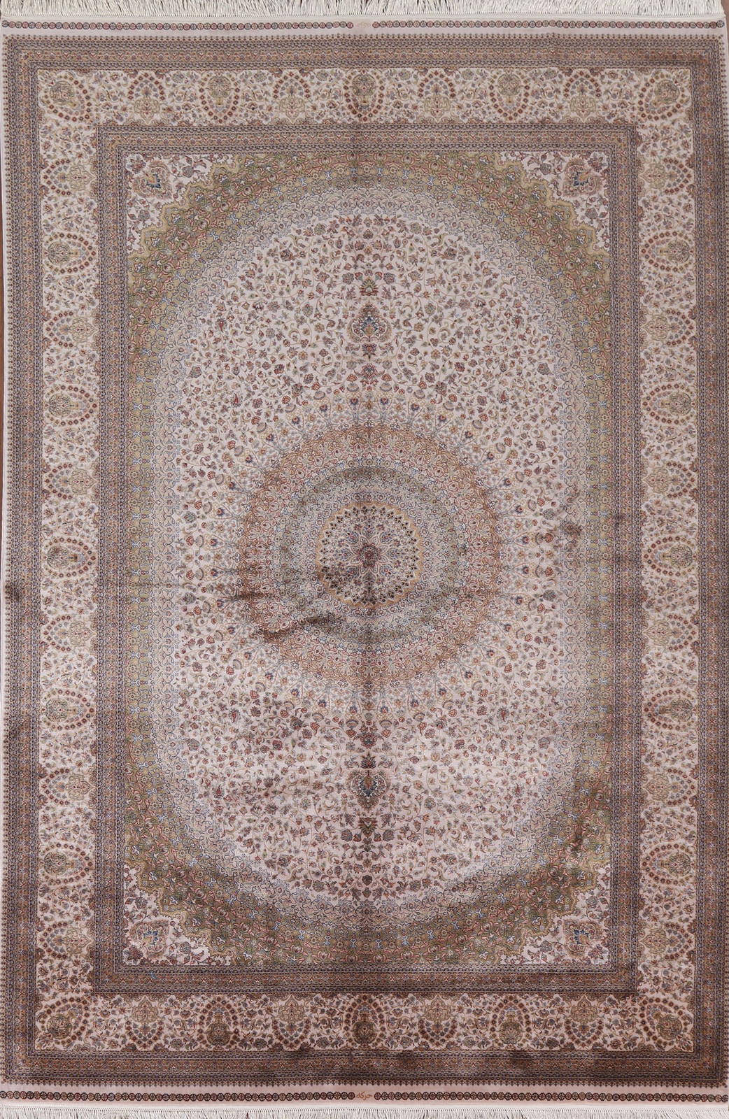 Victorian Style Turkish Area Rug 7×10 Floral Pattern Living Room Dining Carpet