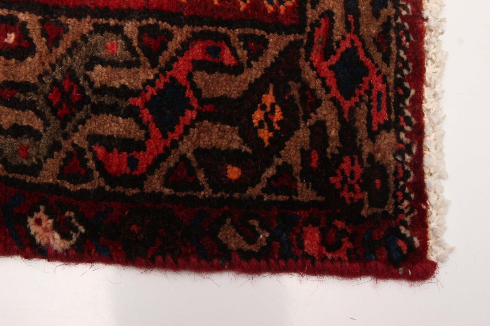 3’5″ x 15’7″ Vintage Hand-knotted Runner Rug Traditional Oriental Wool Carpet