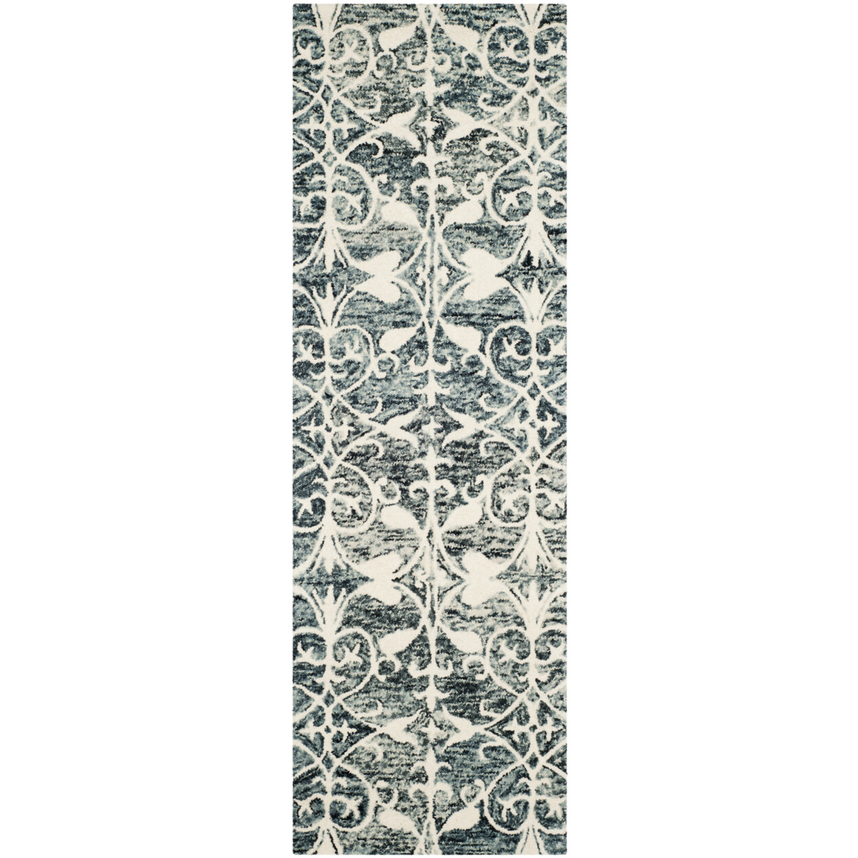 SAFAVIEH Chatham CHT765D Handmade Charcoal / Ivory Rug