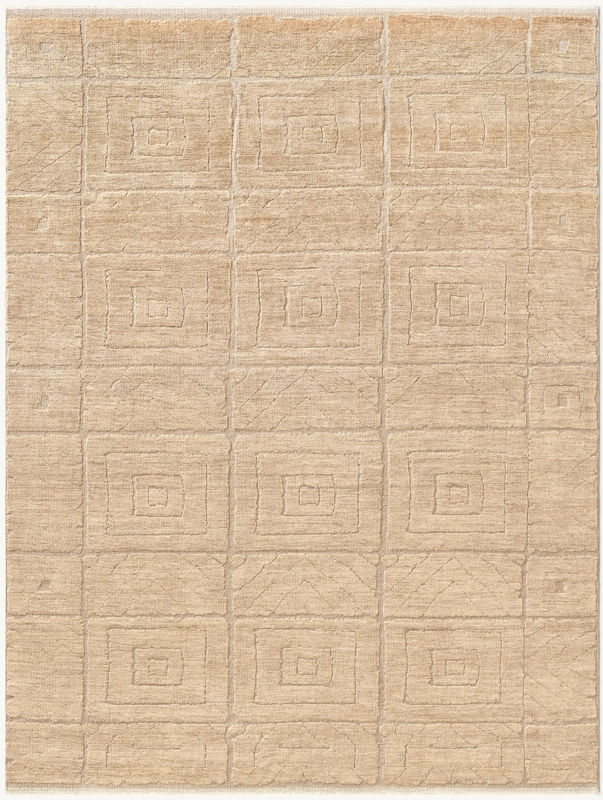 Handmade Berber Moroccan Wool Rug Color Camel Design Area Luxury Carpet Rug