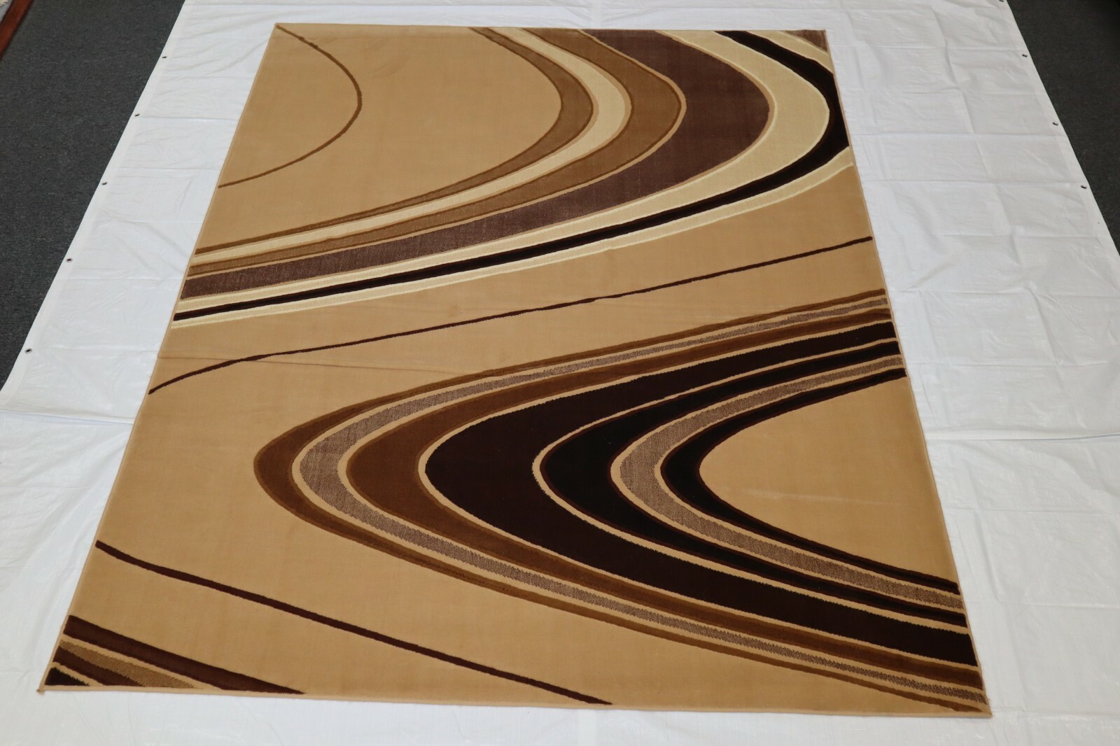 7’10” x 9’10” ft. Hand Made Oriental Wool Area 8 x 10 Contemporary Indian Rug