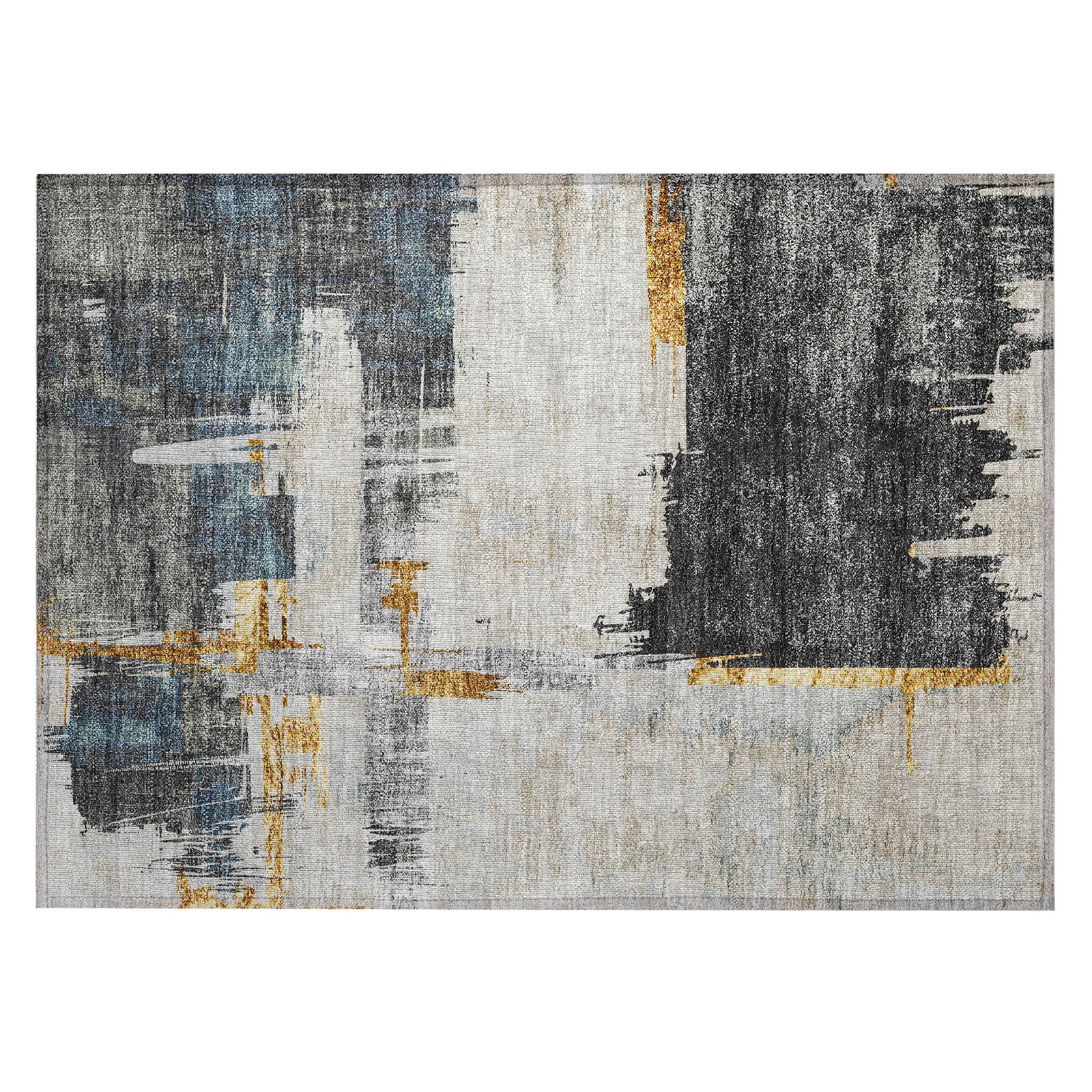 Addison Rugs Chantille ACN624 Charcoal 1’8″ x 2’6″ Indoor Outdoor Area Rug