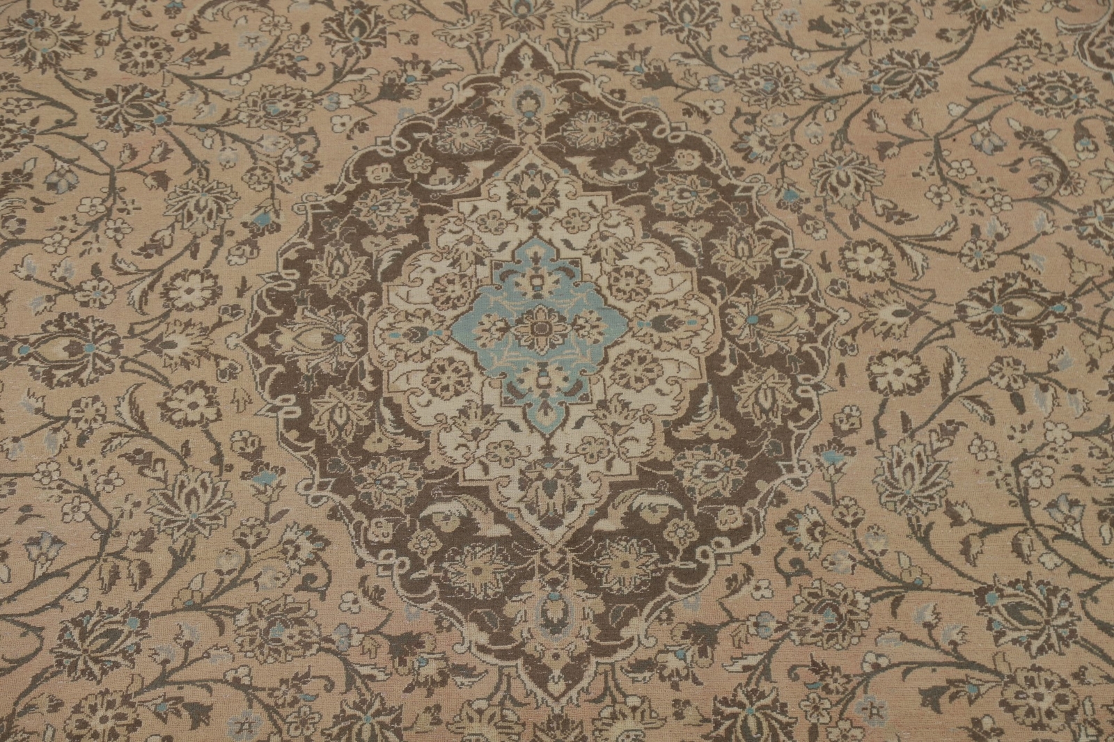 Traditional Kashaan Vintage Rug Handmade Living Room Large Area Rug 10×14 Carpet