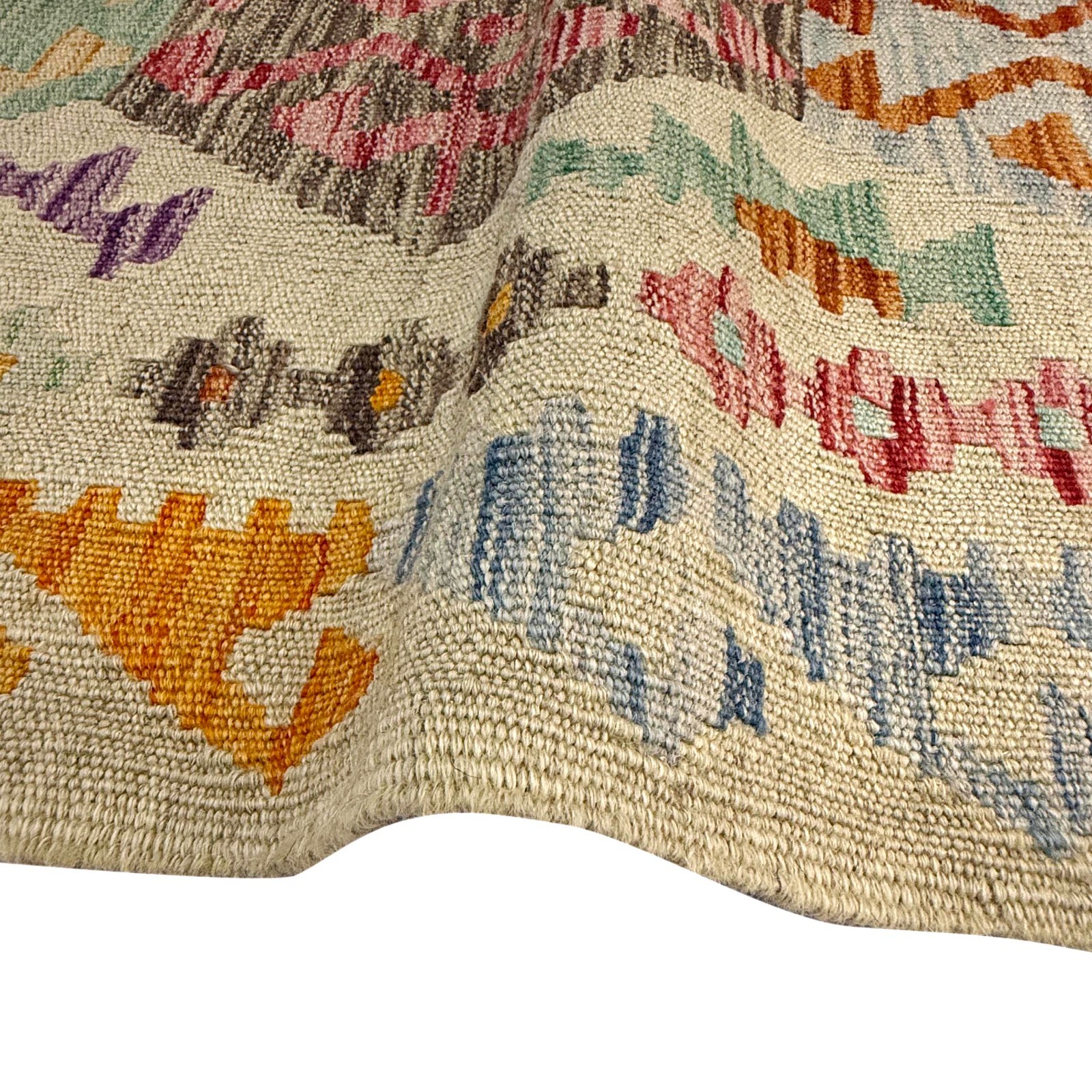 Turkish Kilim Handmade Traditional Rug 4’10×6’Ft Oriental Wool Afghan Rug R38288
