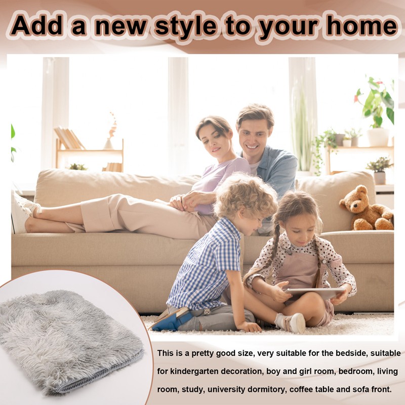 Tie-Dye Gradient Color Carpet Bedroom Living Room Coffee Table Mat Long5342