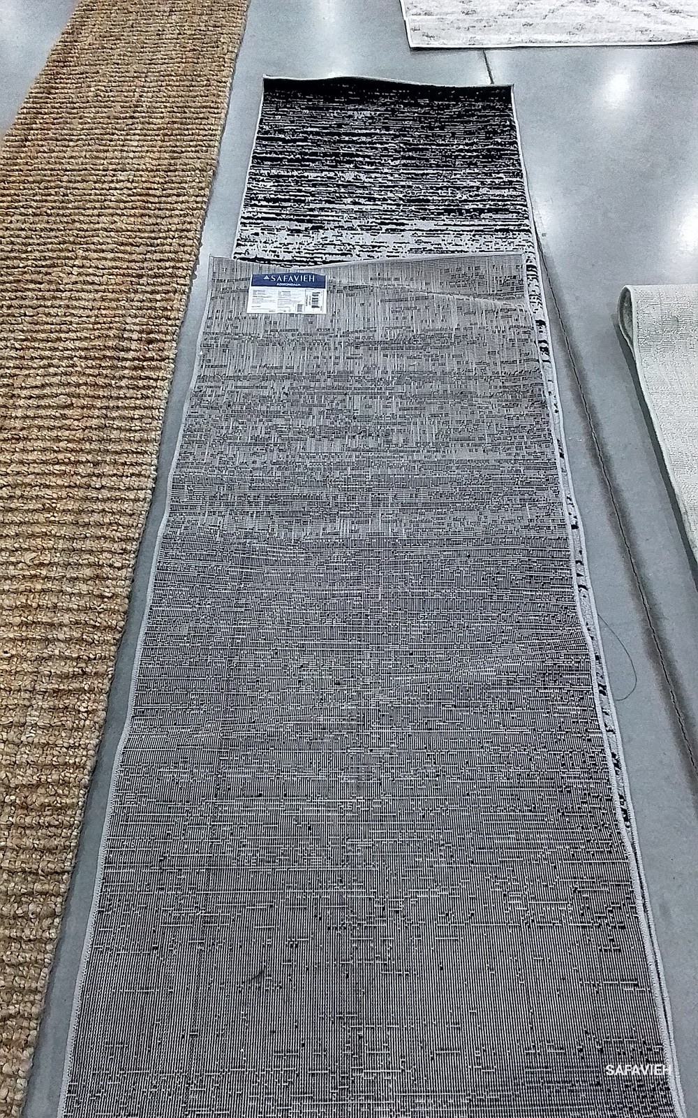 SILVER / BLACK 2′-6″ x 16′-0″ Flaw in Rug, Reduced Price 1172795806 ADR113A-216
