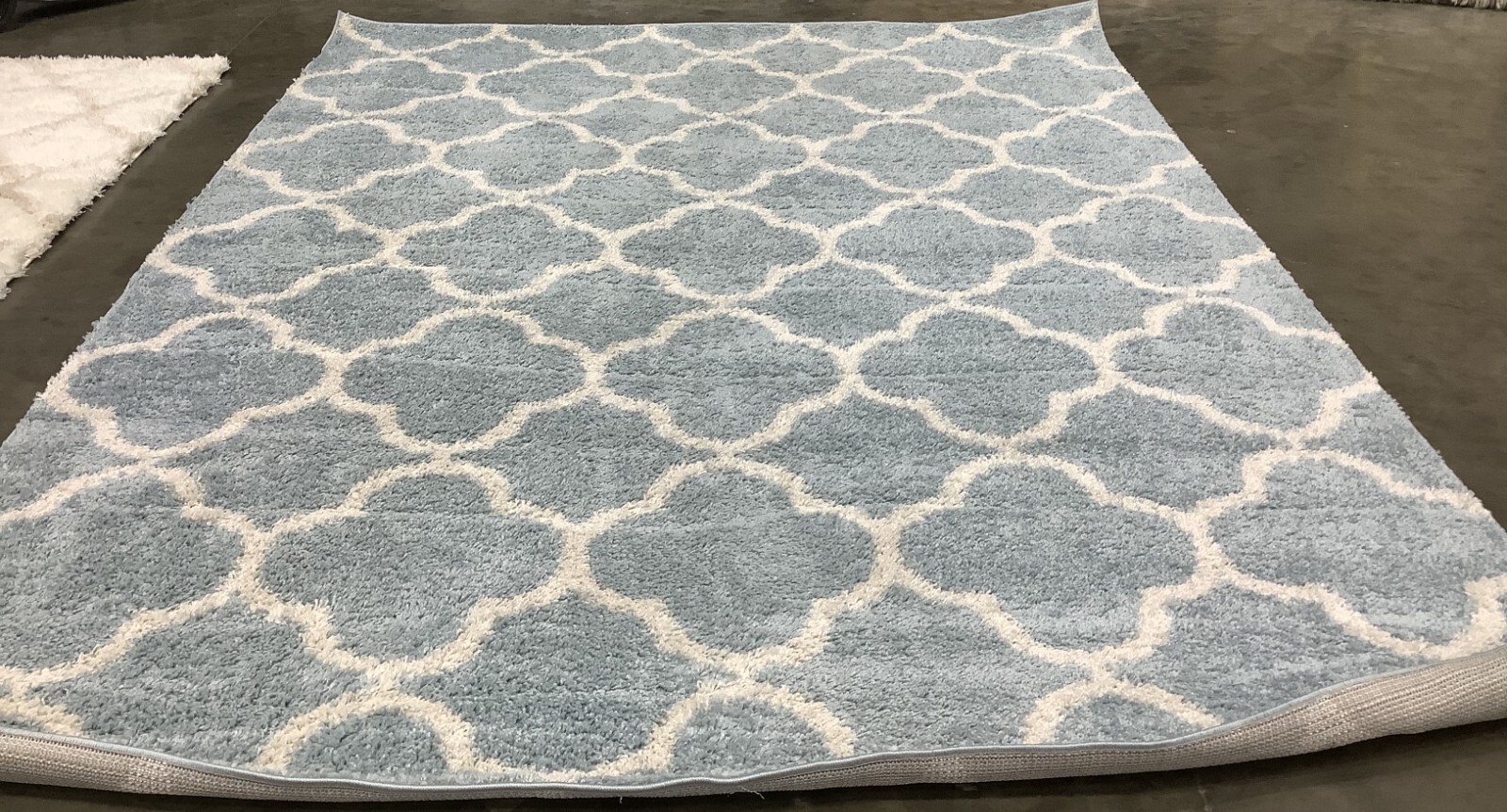 BLUE / IVORY 8′-0″ x 10′-0″ Flaw in Rug, Reduced Price 1172678430 SG168D-8