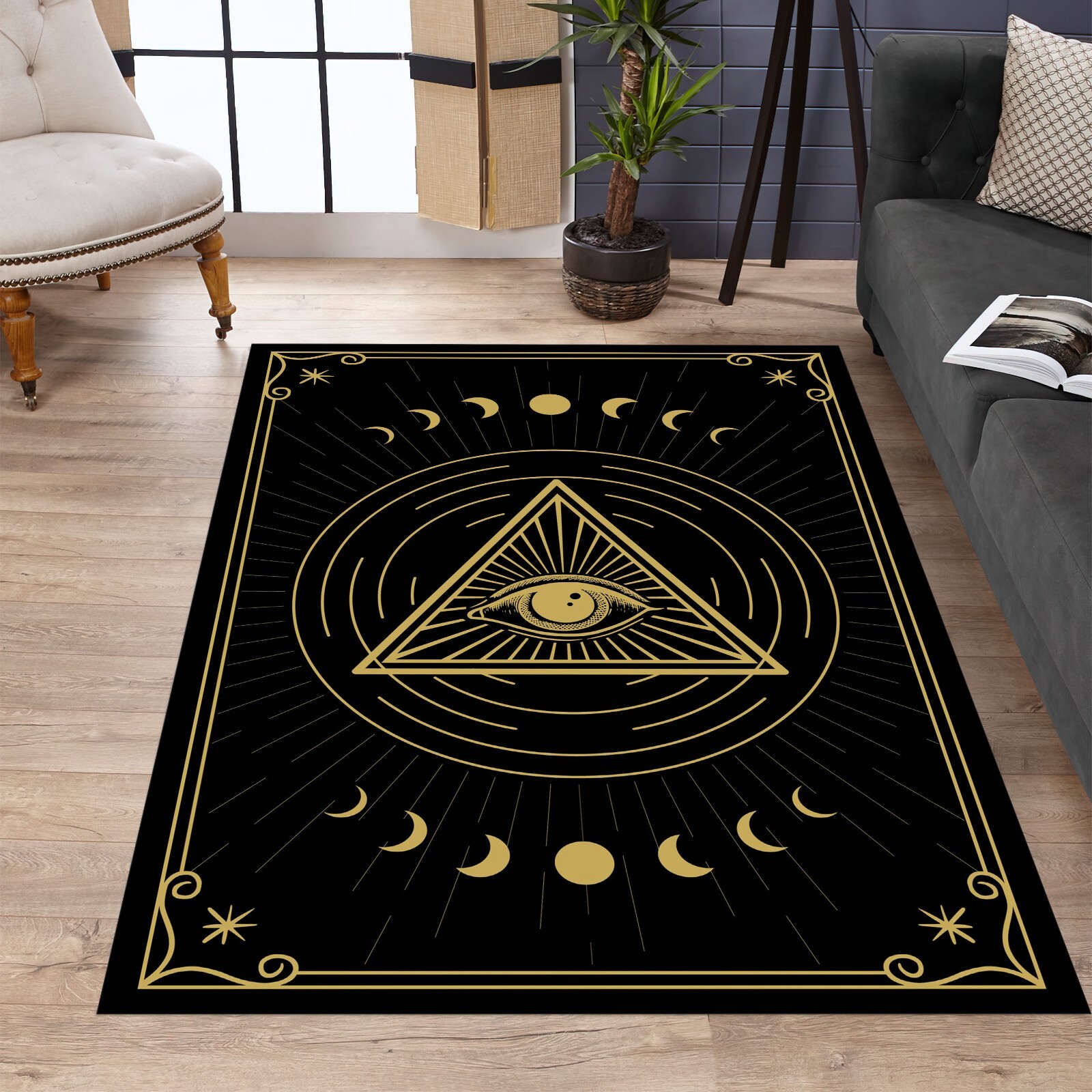 Eye, Eyes Rug, Masonic Rug,Horus Eye Rug,Ancient Rug,Egyptian Rug,Ancient Egypt
