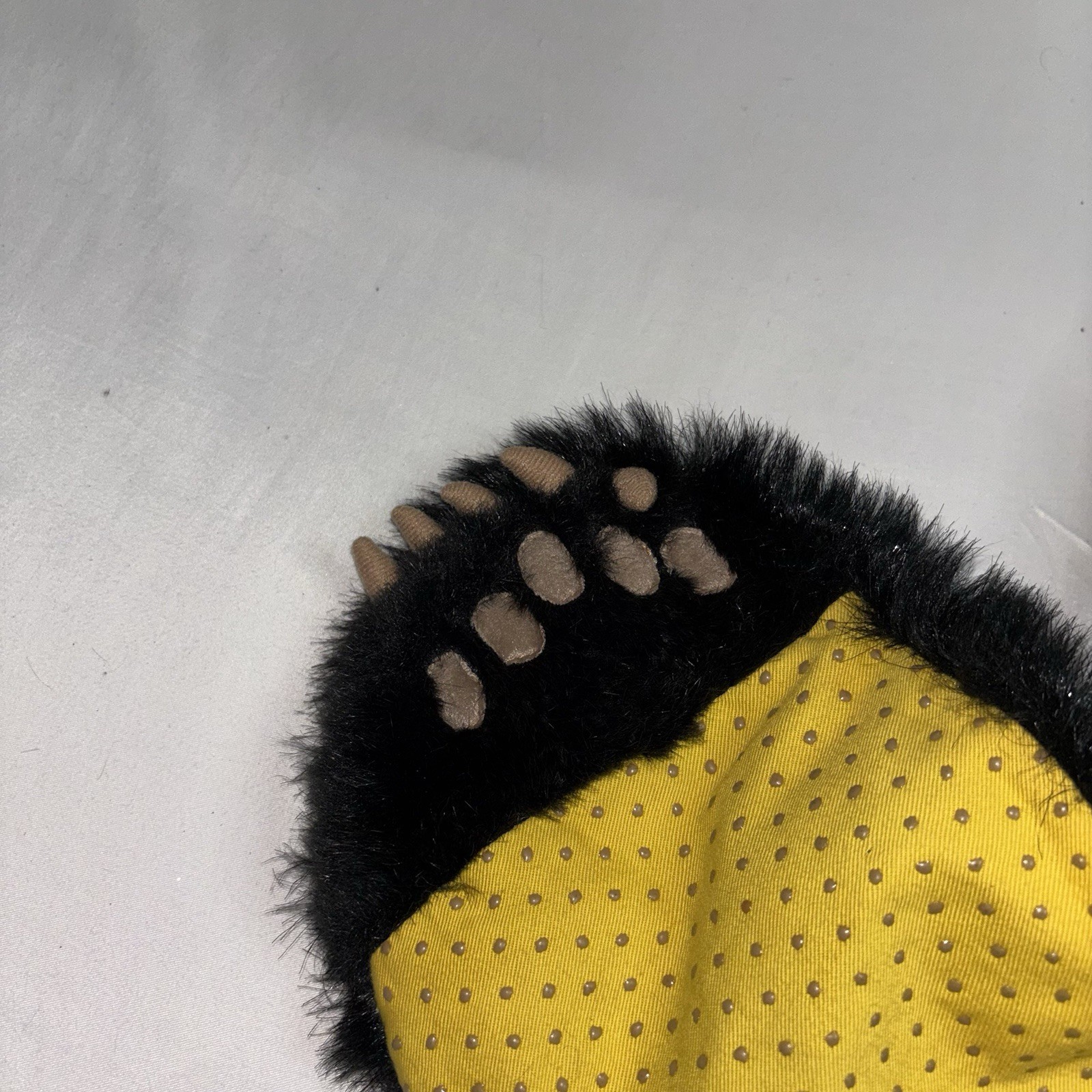 Carstens Black Bear Faux Fur Rug Pelt Kids Play Mat Small