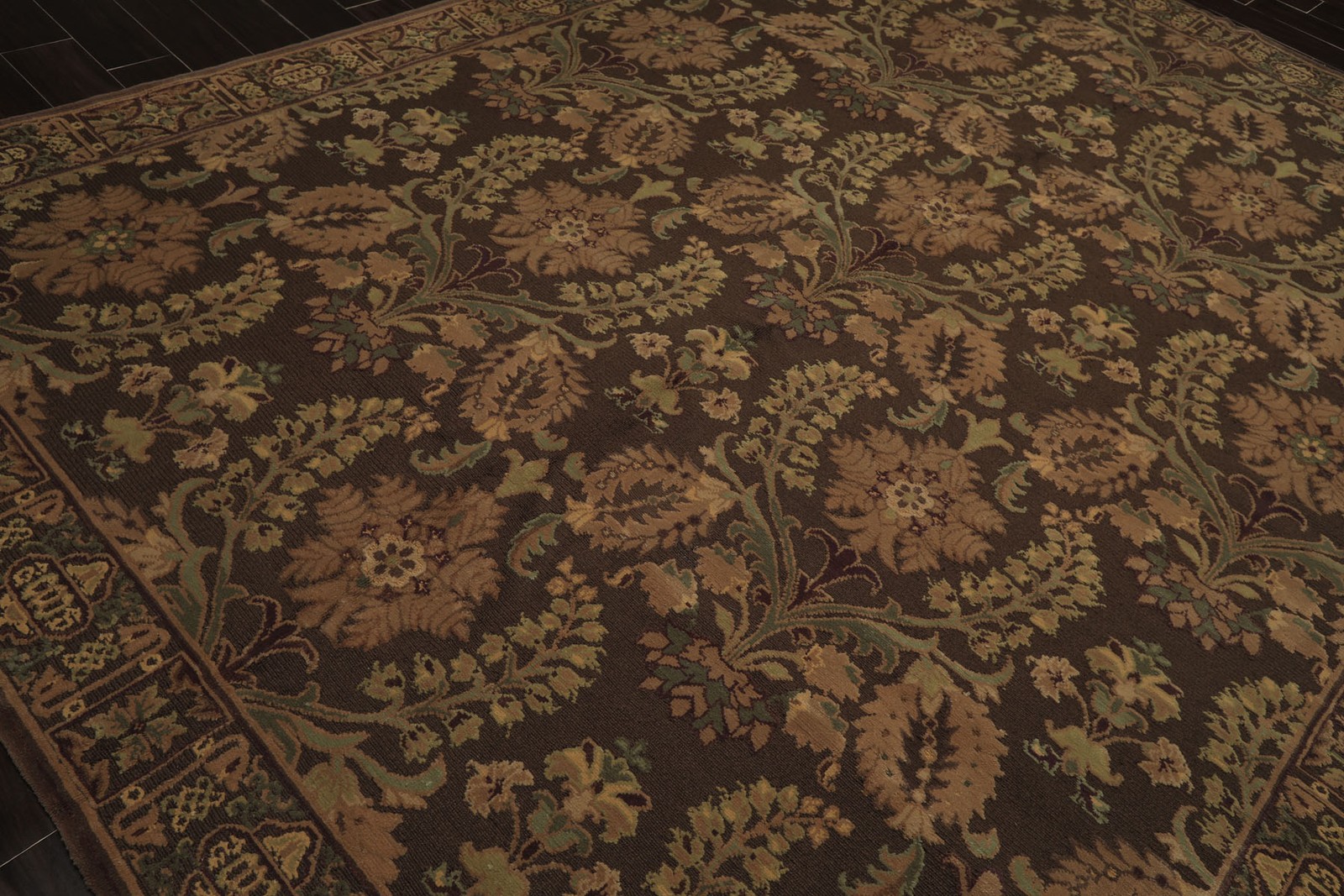8’10″x12’02” Asmara Hand Knotted Wool French Aubusson Savonnerie Embossed Rug