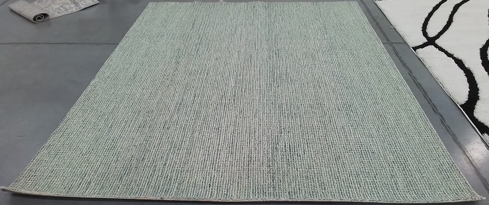 GREEN / IVORY 8′-0″ x 10′-0″ Back Stain Rug, Reduced Price 1172798253 ABT484Y-8
