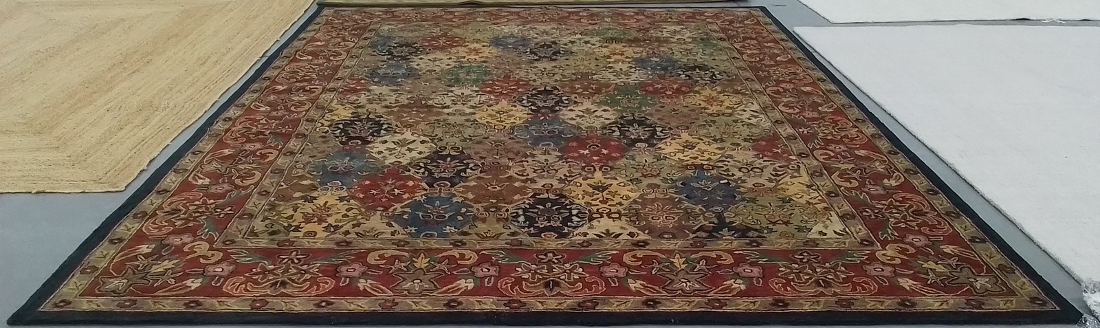 MULTI BURGUNDY 12′-0″ x 15′-0″ Damaged Rug Reduced Price 1172793910 HG911A-1215