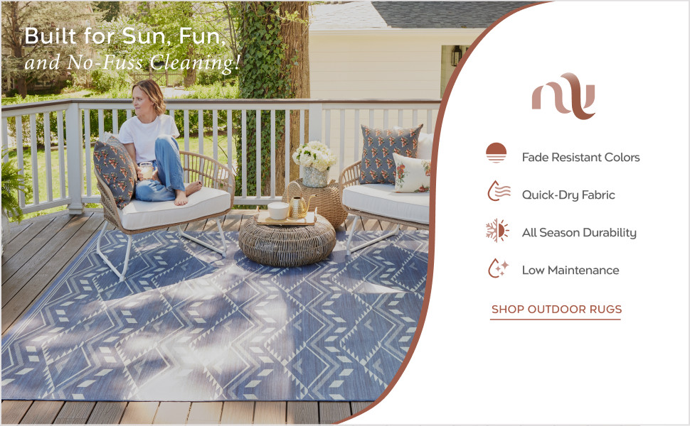 Nuloom Asha Tan/Ivory, 6’7″ x 9′, Casual, Striped Border, Soft and Cozy, High