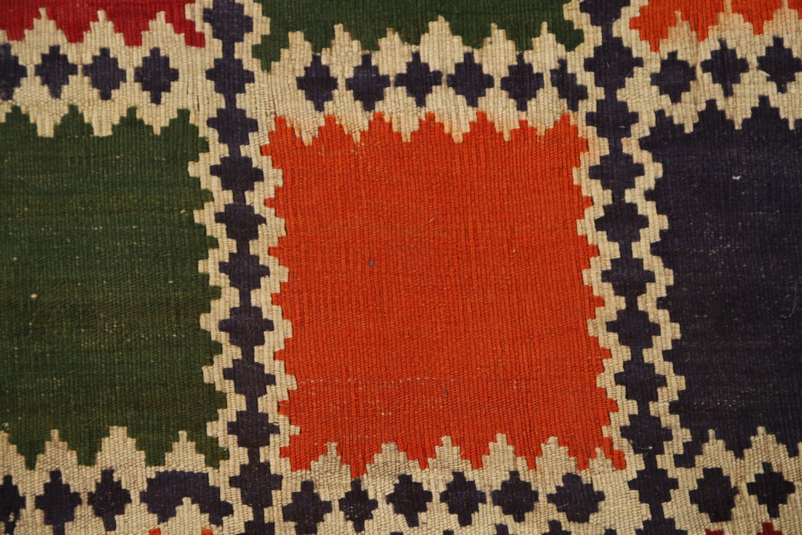 Vegetable Dye Kilim Area Rug 6×9 Ft Flatweave Tribal Oriental Wool Carpet