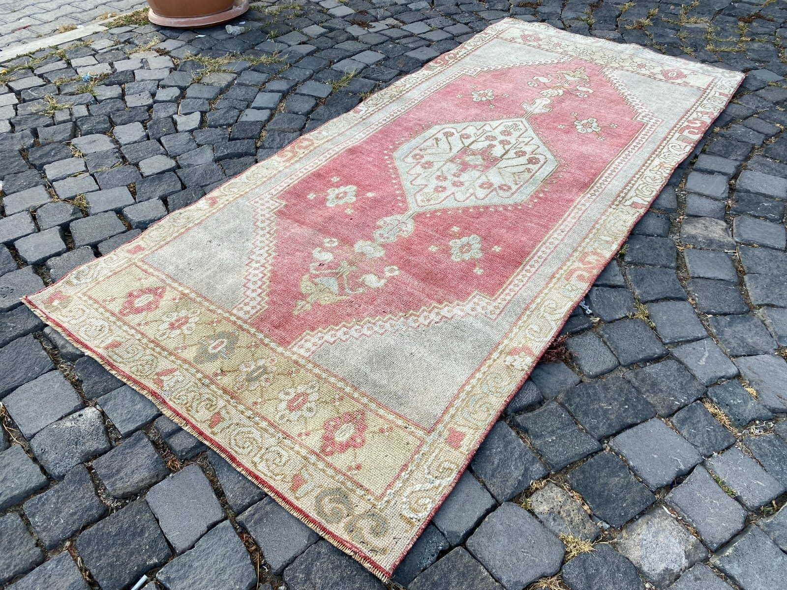 Area rug, Turkish rug, Vintage rug, Handmade rug, Wool rug Carpet | 3,0 x 6,7 ft