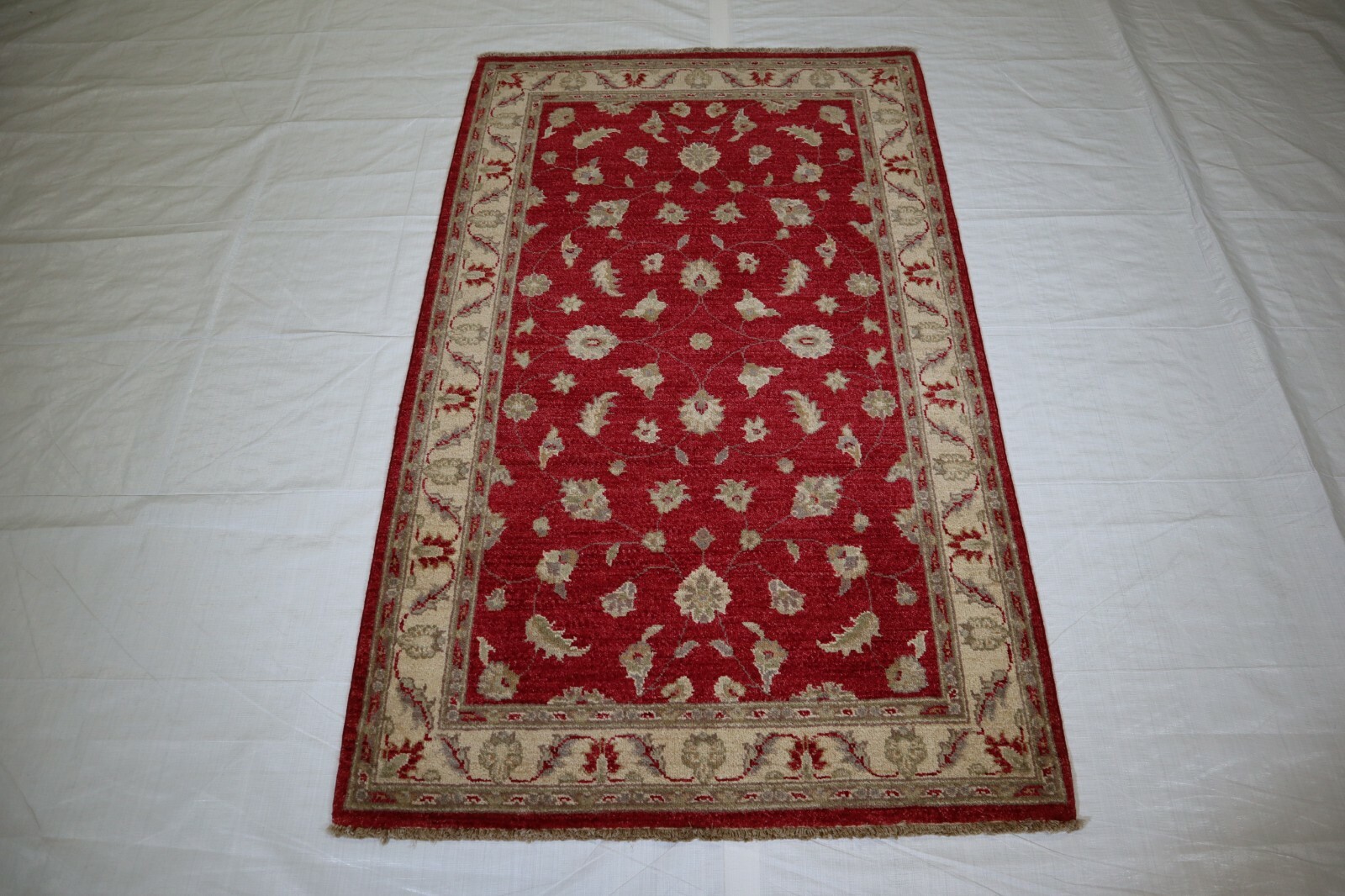 3’1″ x 5’2″ ft. Chobi Hand Knotted Turkoman Wool Colorful Oriental Tribal Rug