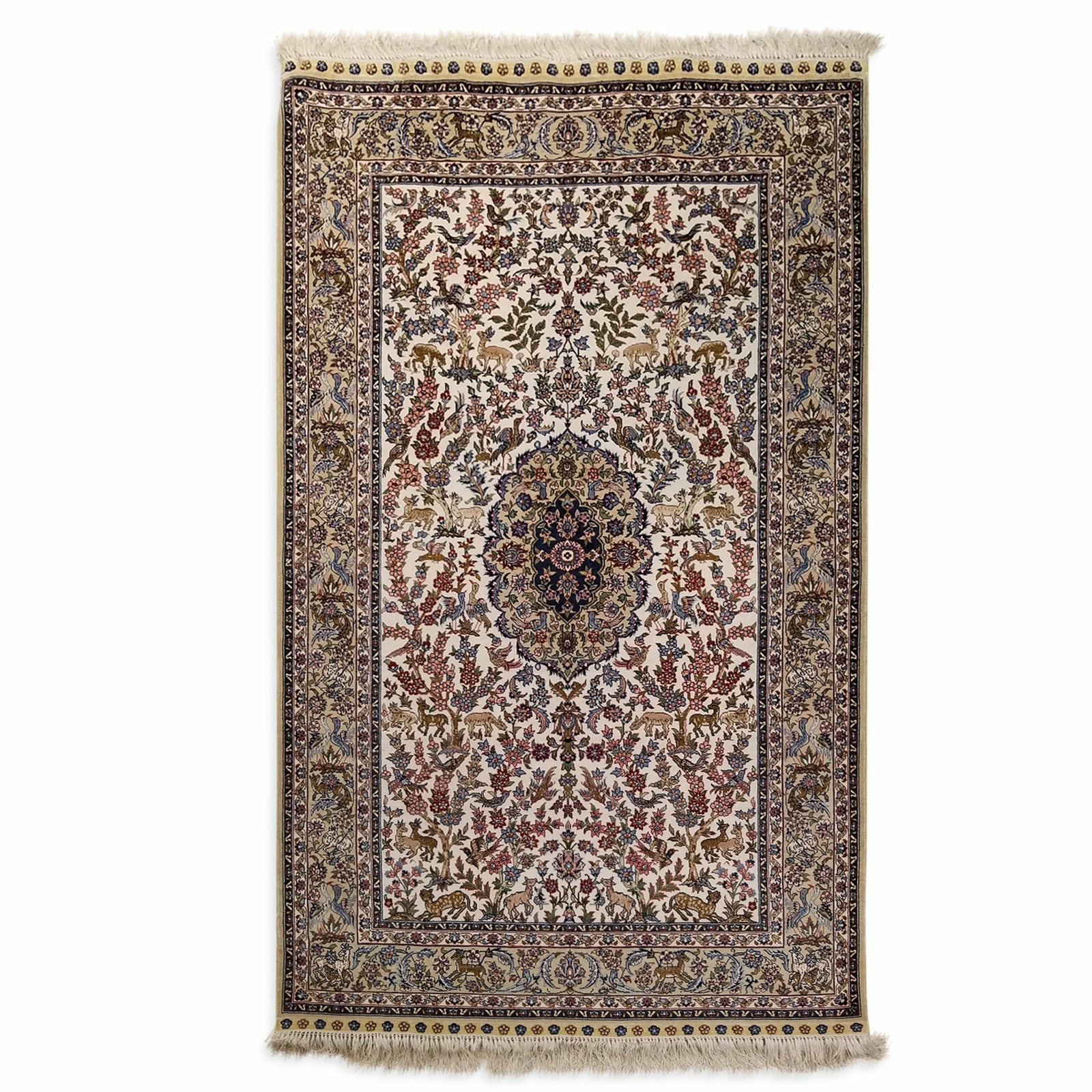 3’0″ x 5’0″ Silk Chinese Hereke Rug