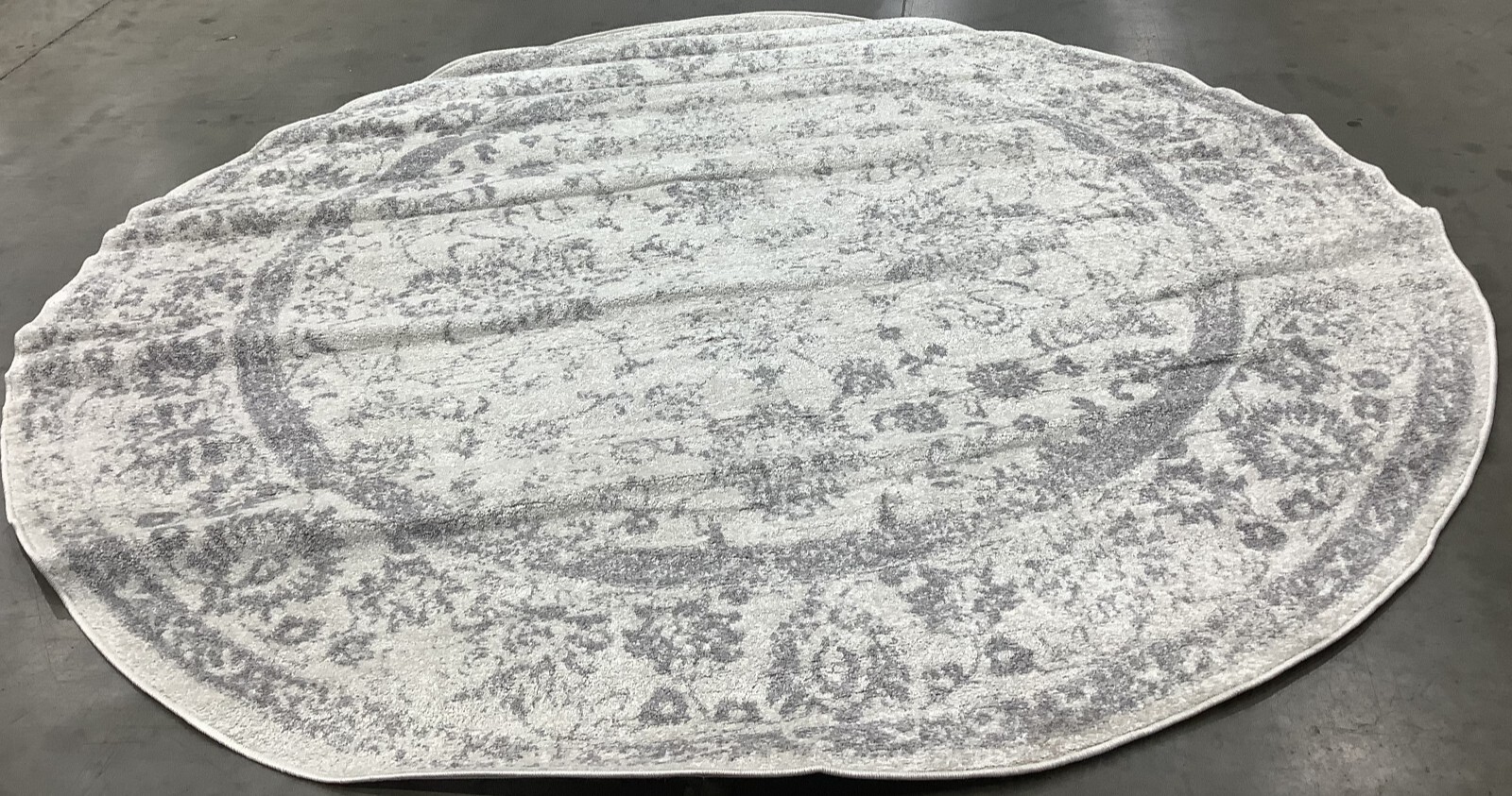 IVORY / SILVER 8′-0″ x 8′-0″ Back Stain Rug, Reduced Price 1172678361 ADR109C-8R