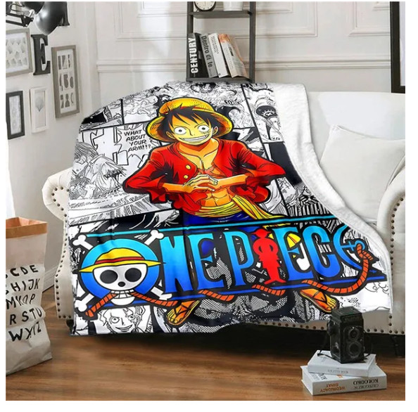 One Piece Blanket 200 x 150CM Cartoon Thick Blanket
