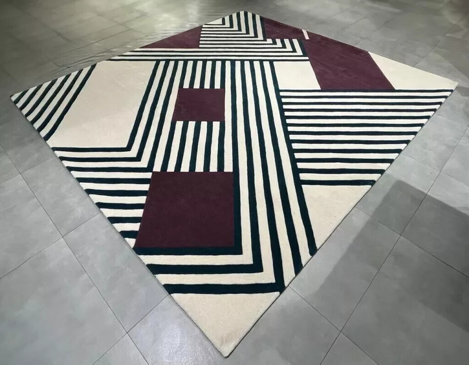 Modern Hand-Tufted ABM Rugs Hand Med Collection | 100% Wool Capitola Design &