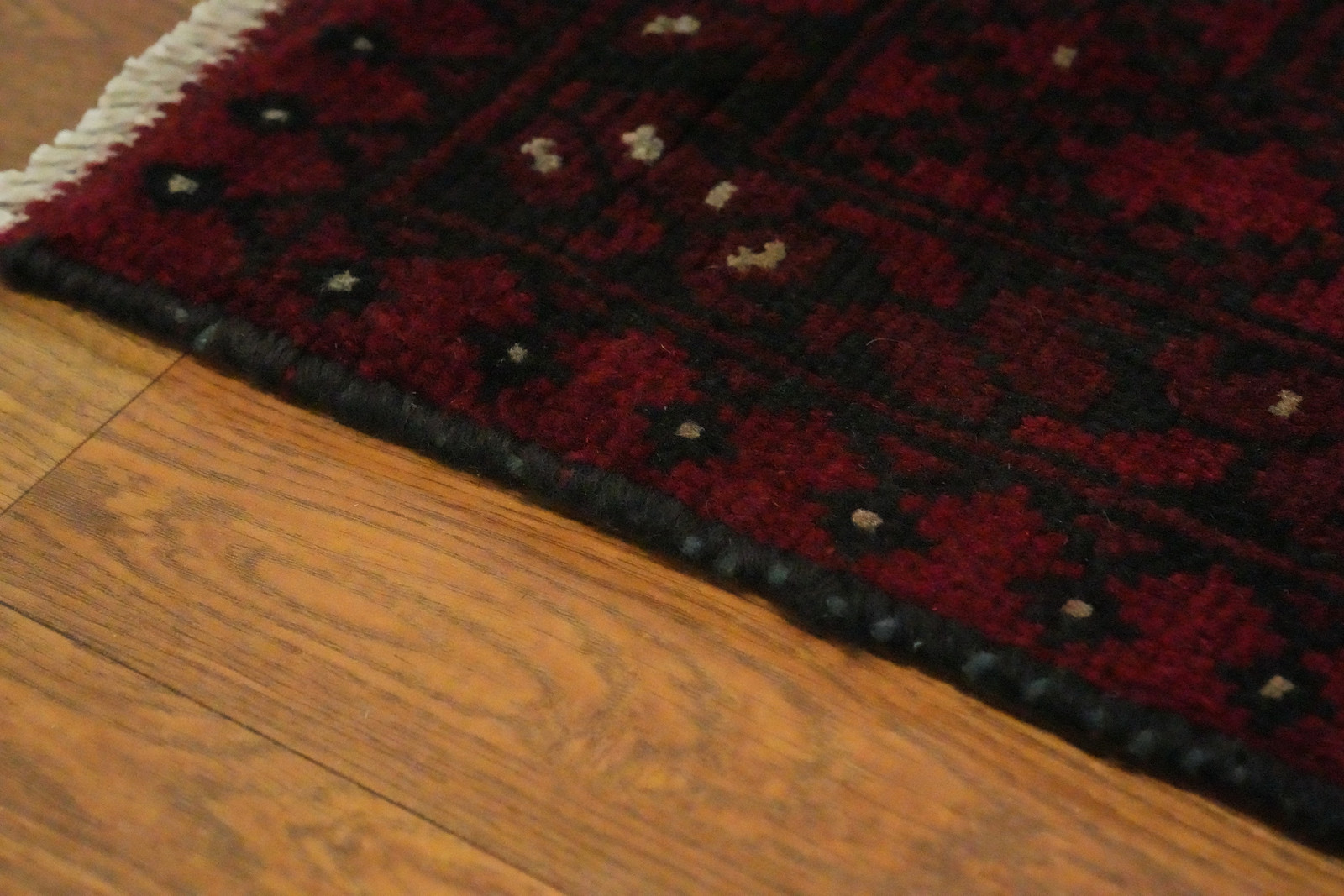 Geometric Balouch Afghan Rug Handmade Wool Cultural Heritage 5×6 ft