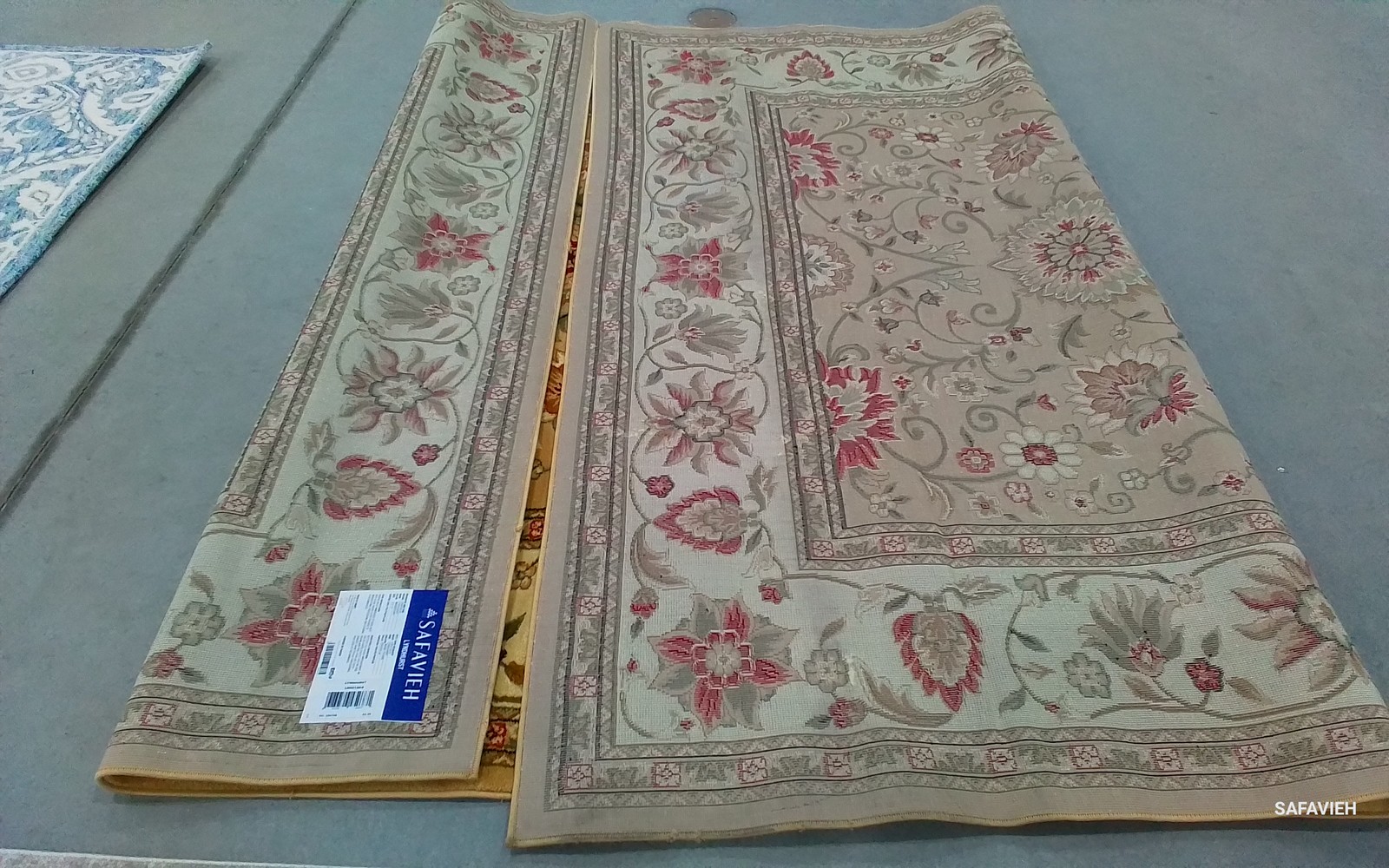 BEIGE / IVORY 8′-0″ x 11′-0″ Back Stain Rug, Reduced Price 1172802840 LNH212D-8
