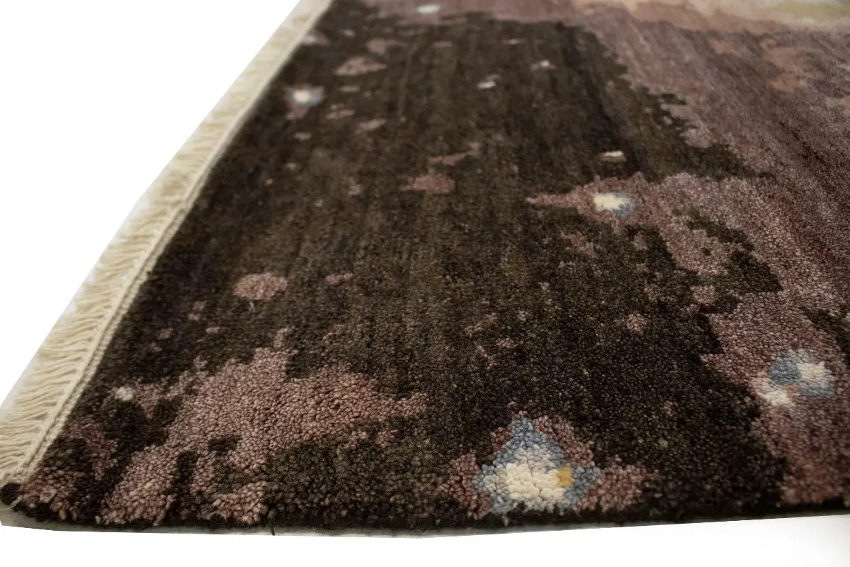8X10 Multicolored Modern Rug Abstract Galaxy Design Contemporary Decor Carpet