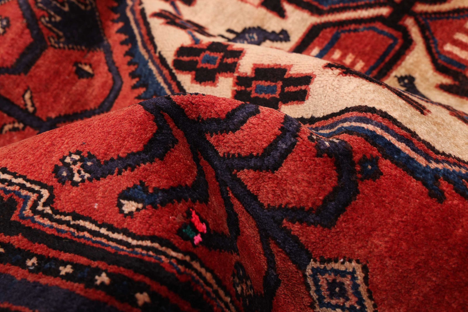 Traditional Vintage Hand-Knotted Area Rug 4’11” x 6’3″ Oriental Wool Carpet