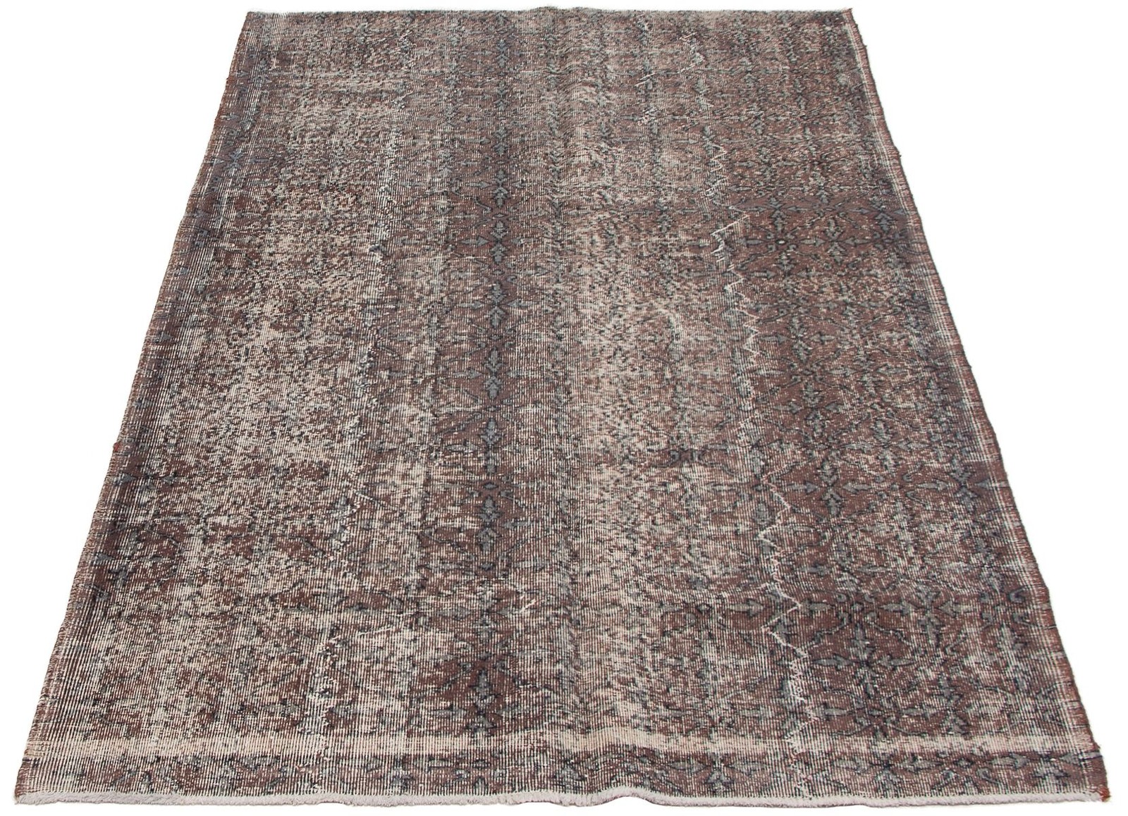 Vintage 5’5″ x 8’0″ Traditional Hand Knotted Vegetable Dye Wool Area Rug