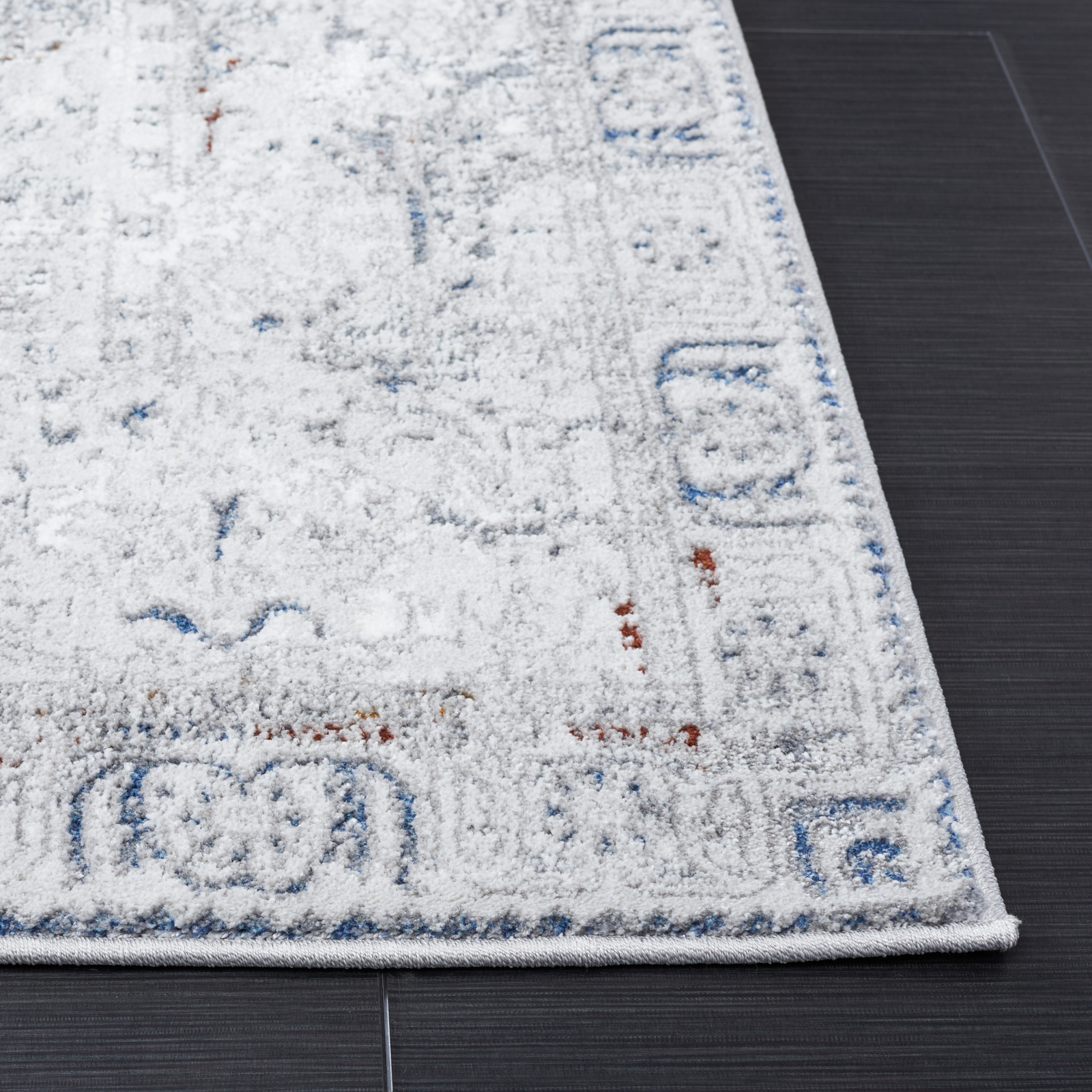 Safavieh Power Loomed Craft Collection Grey / Blue Area Rugs – CFT927F