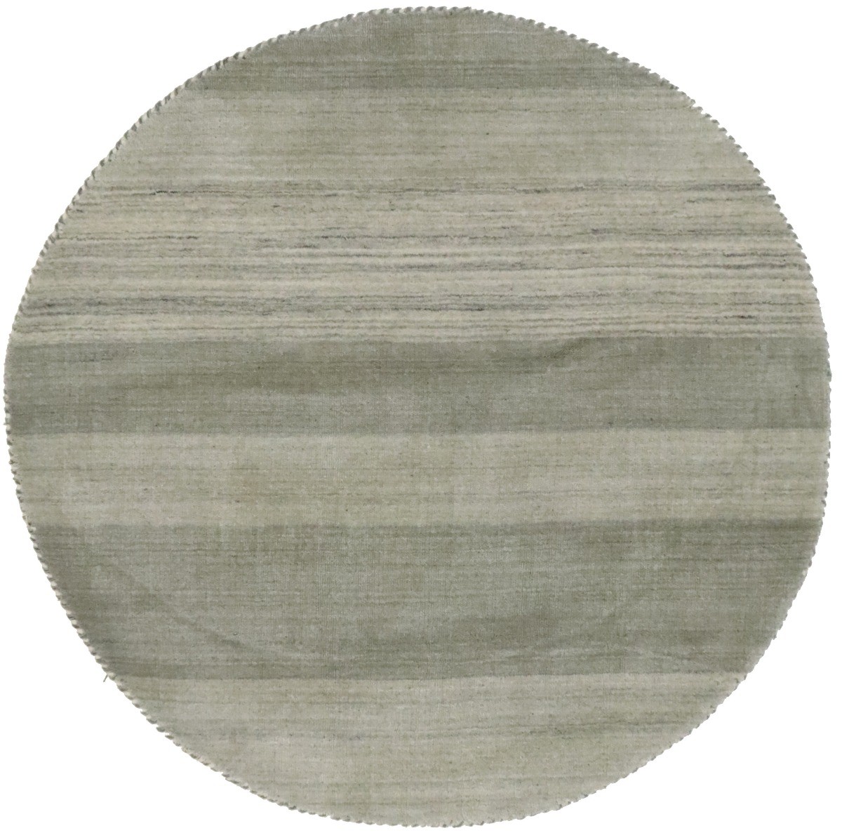 4X4 ft Small Round Modern Design Plush Gabbeh Wool Rug Oriental Kids Room Carpet