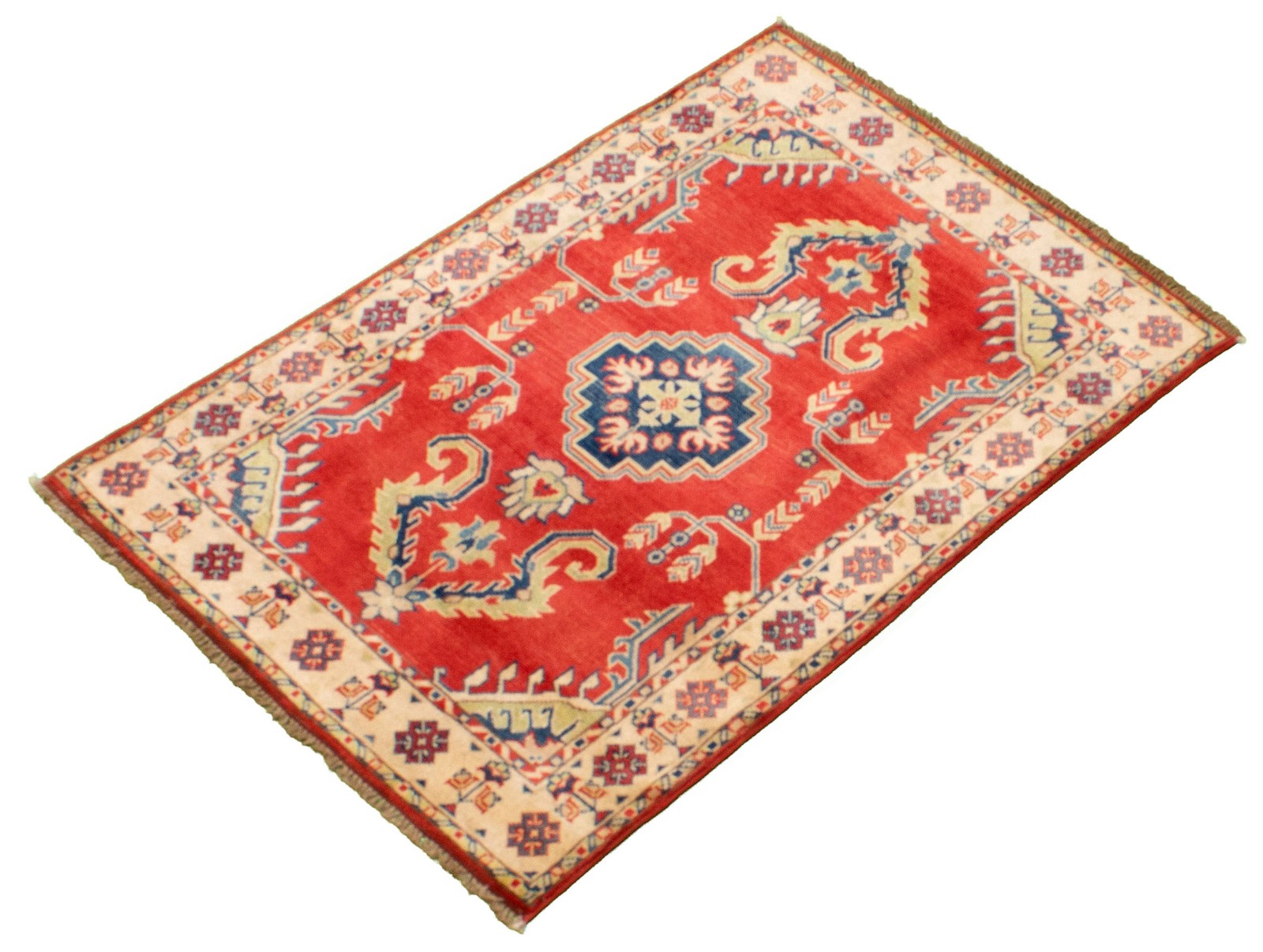 3’6″ x 5’1″ Hand Knotted Area Rug Traditional Oriental Wool Carpet