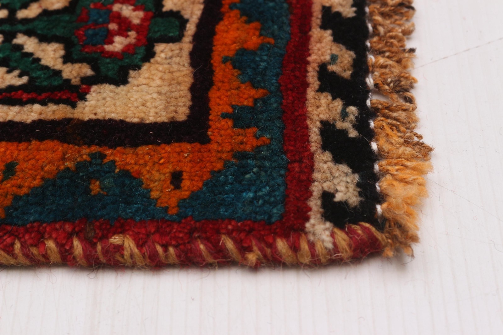 Vintage Traditional Hand-Knotted Area Rug 4’9″ x 8’4″ Oriental Wool Carpet
