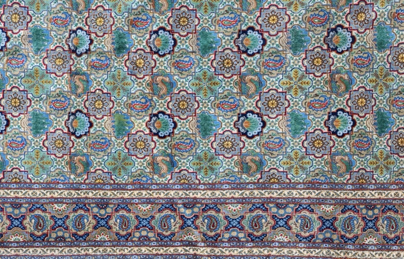 Kashane Rug , Unique Design 13.6×9