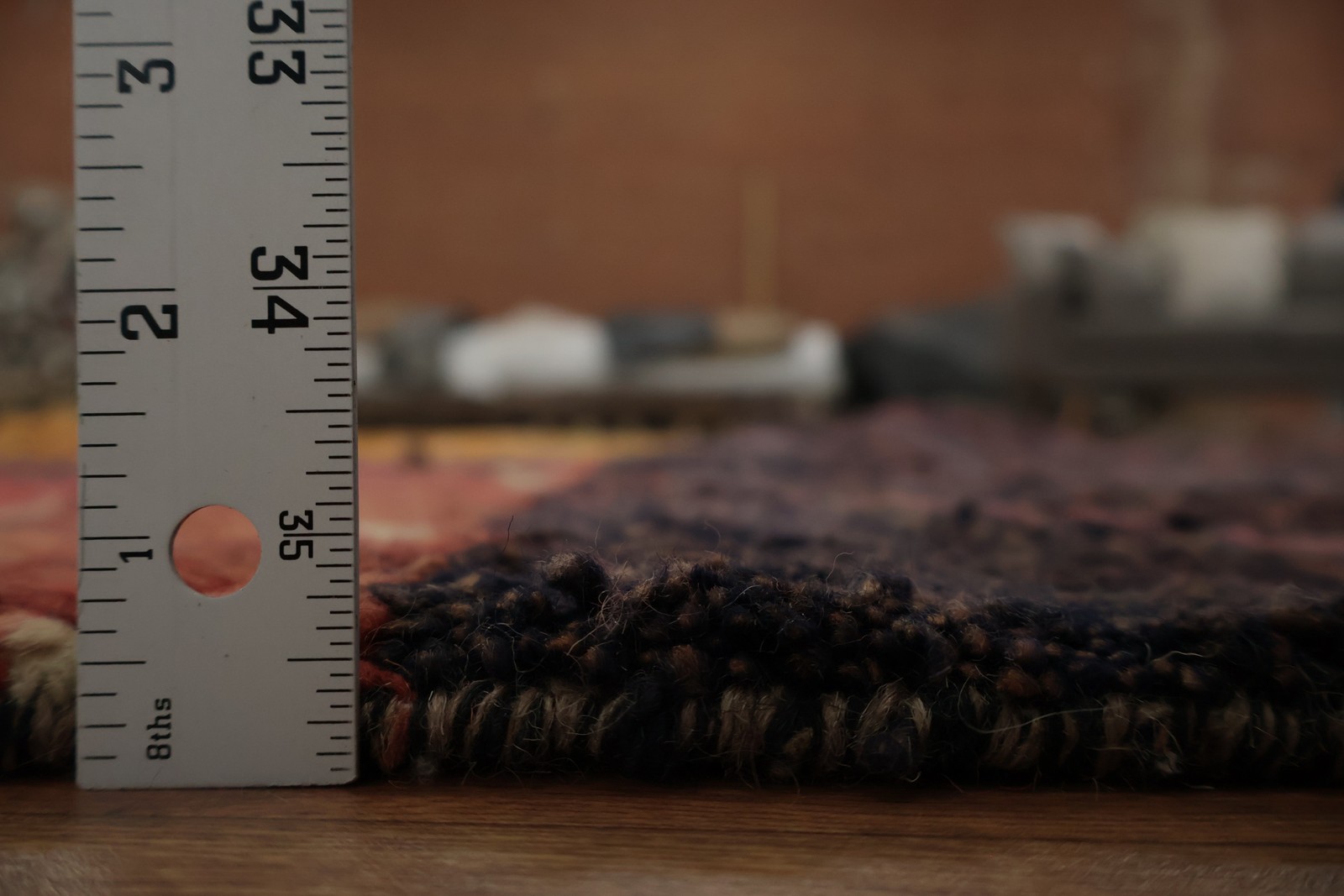 Thick-Plush Moroccan Room Size Rug 7×11 Berber Wool Hand-made Decorative Carpet